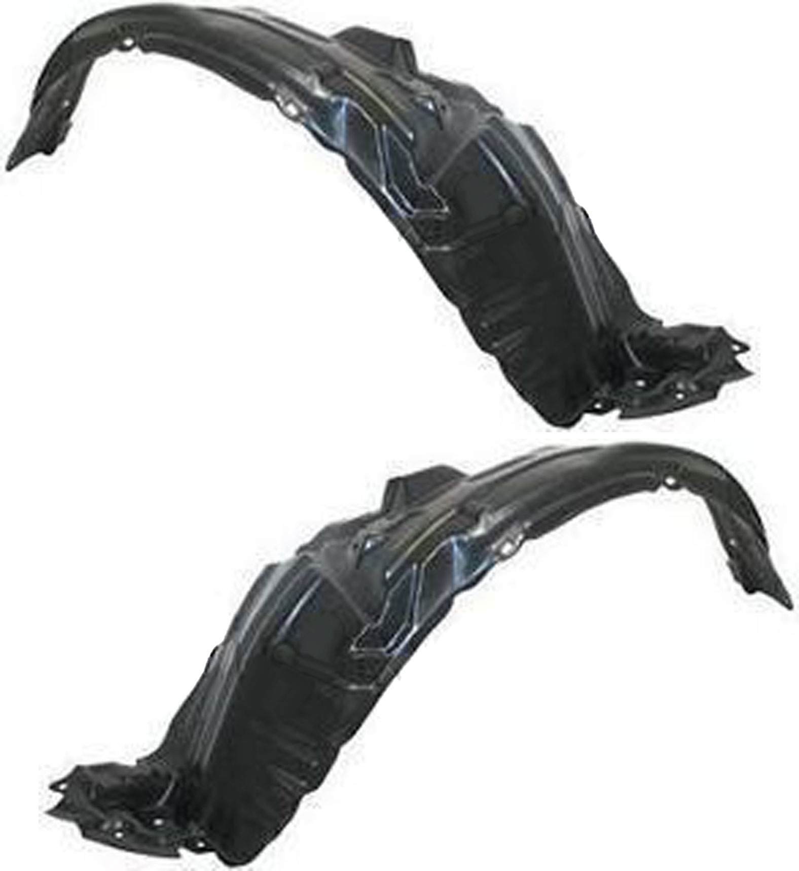 AM XA 04-06 FRONT FENDER LINER RH AND LH SKU SET S222139 Partslink SC1249101 SC1248101 OEM 5387552092-5387652092