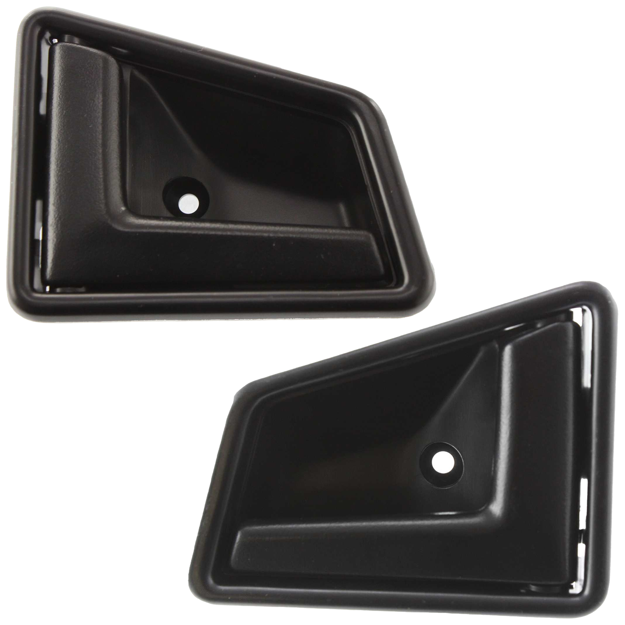 AM SIDEKICK 89-98 GEO TRACKER 96-97 CHEVROLET TRACKER 98-98 FRONT INTERIOR DOOR HANDLE RH AND LH Set of 4 Plastic Textured Black 4 Door SKU SET S462105-2 Partslink SZ1352104 SZ1353104 OEM 30000907-8311056B015ES 3000090