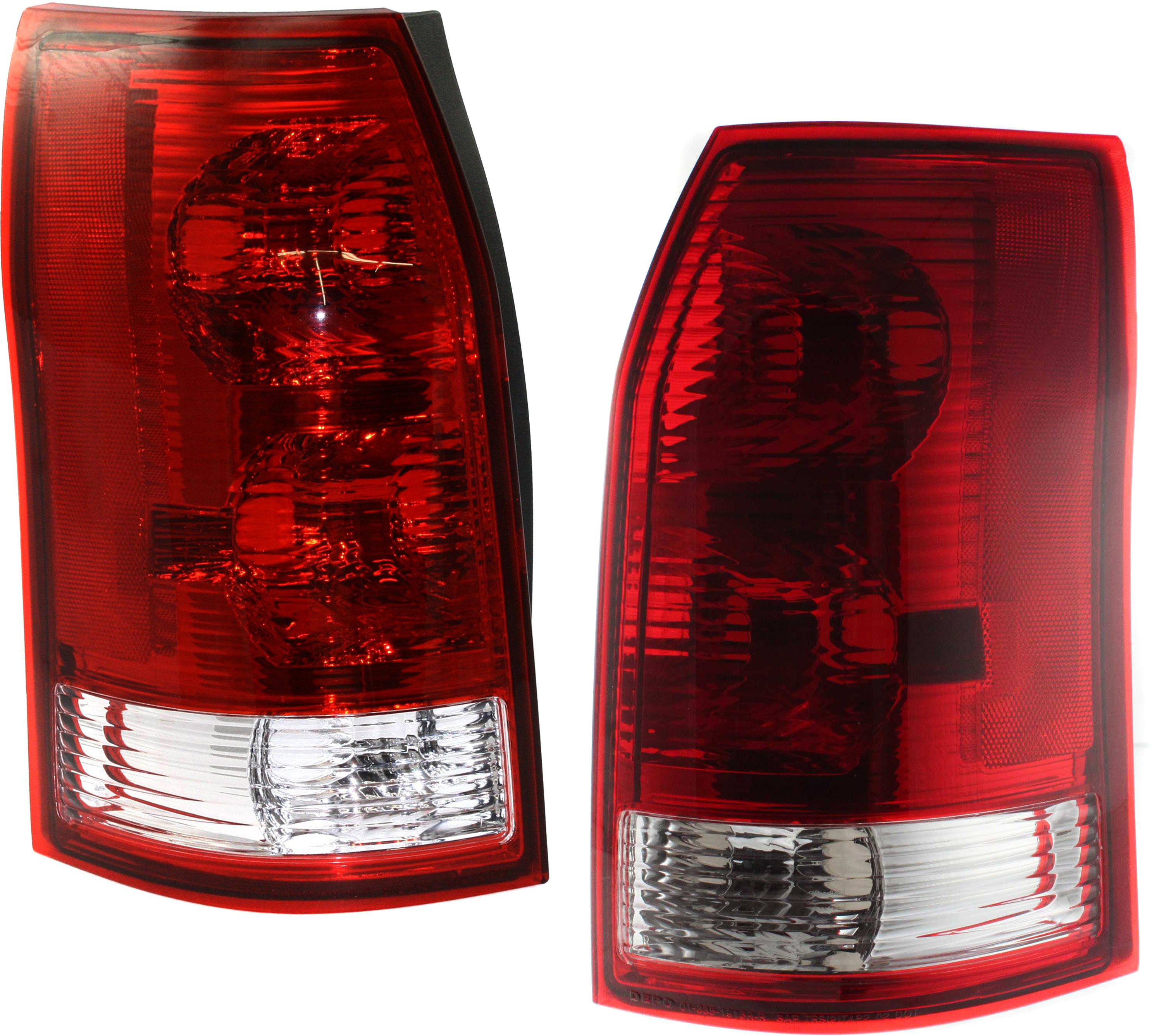 AM VUE 02-07 TAIL LAMP RH AND LH Lens and Housing SKU SET S730115 Partslink GM2819106 GM2818106 OEM 19206833-19206828