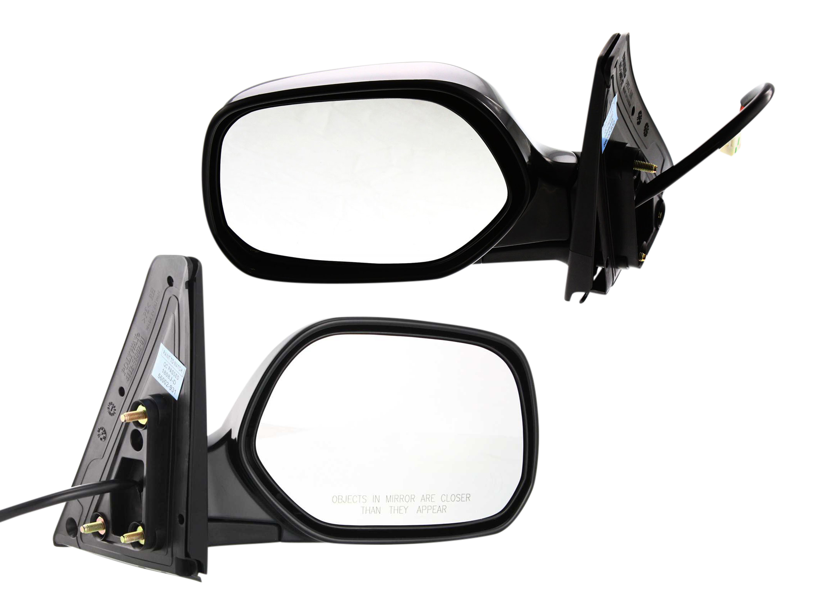 AM XB 04-06 MIRROR RH AND LH Power Manual Folding Non Heated Paintable SKU SET SC10ER Partslink SC1320101 SC1321101 OEM 8791052520-8794052500