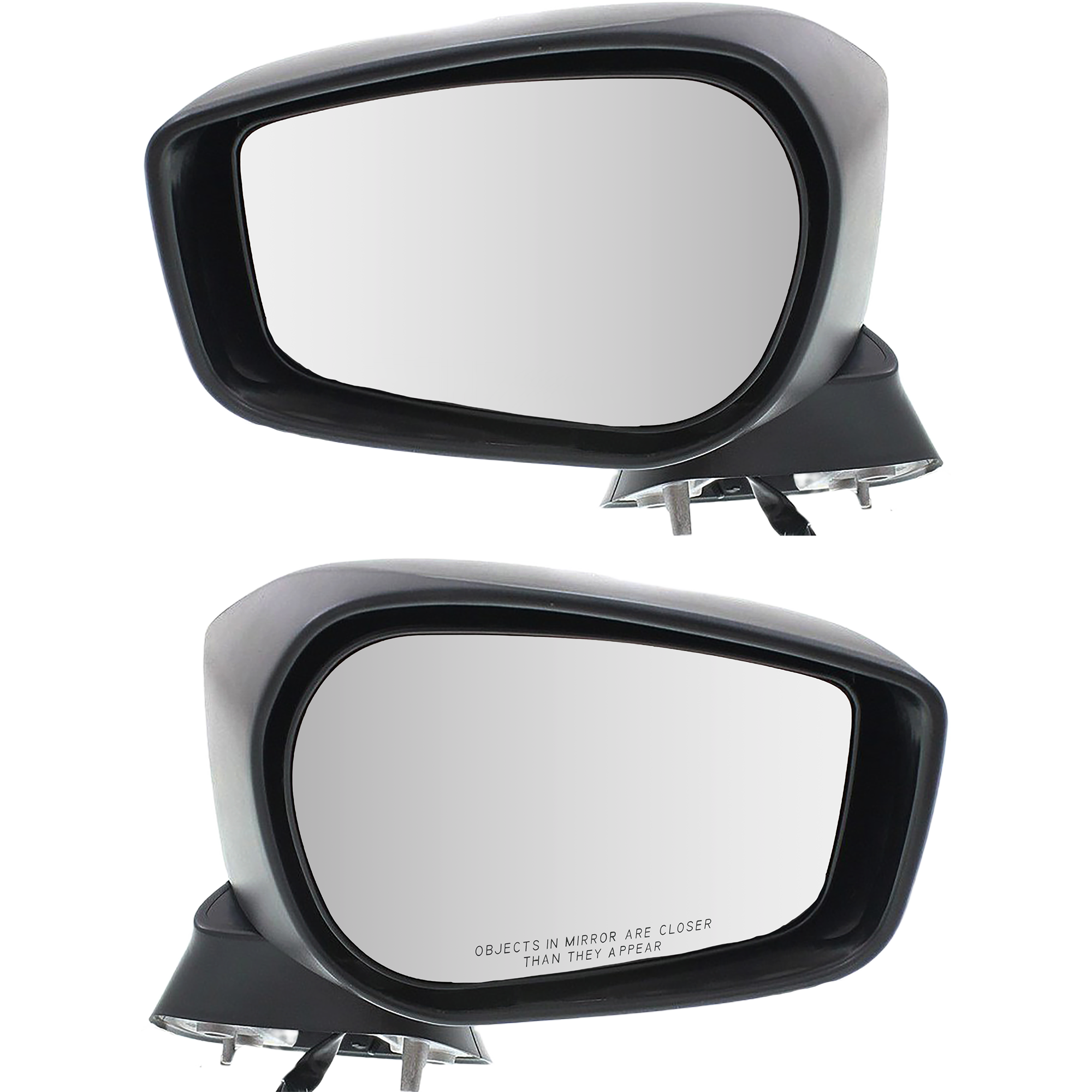 AM FR S 13-16 MIRROR RH AND LH Power Manual Folding Non Heated Textured SKU SET SC17ER Partslink SC1320108 SC1321108 OEM SU00304705 PFM SU00304706 PFM