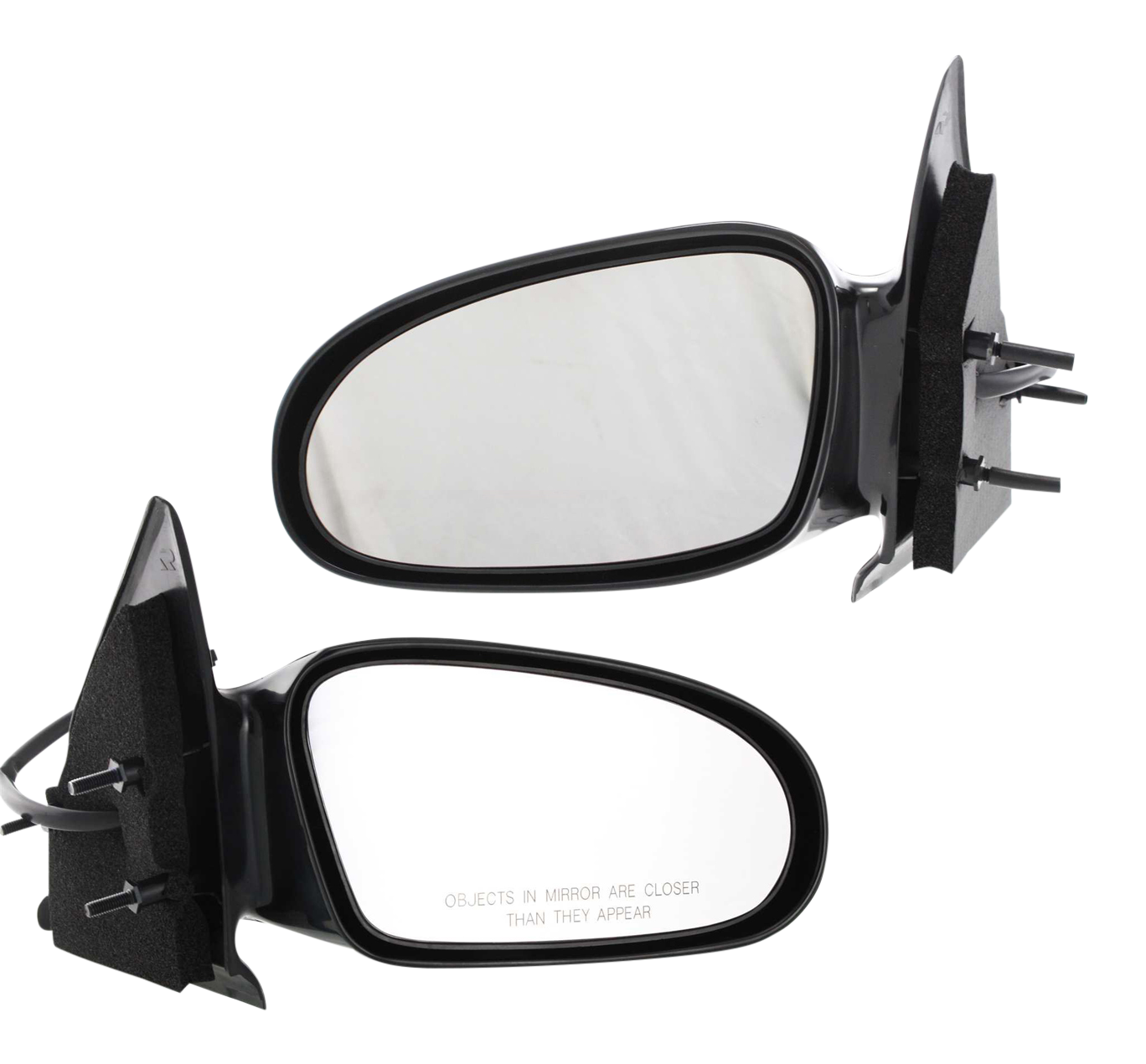 AM SATURN S SERIES 96-02 MIRROR RH AND LH Power Non Folding Non Heated Paintable Sedan Wagon SKU SET ST13ER Partslink GM1320207 GM1321207 OEM 21170590-21171103