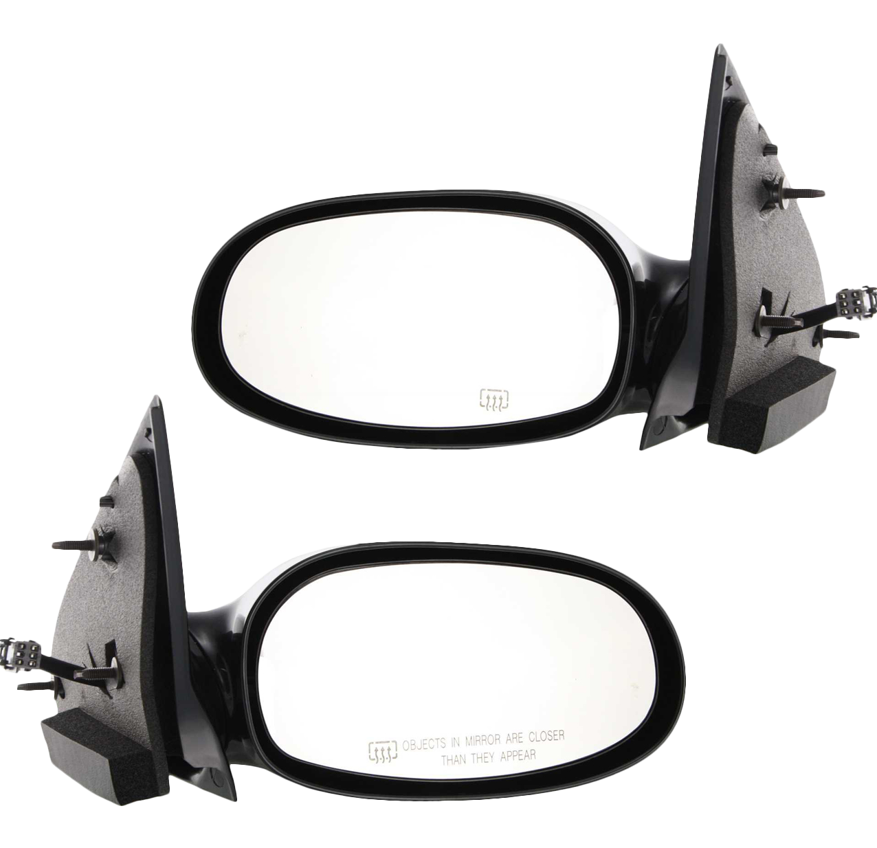 AM SATURN L SERIES 00-05 MIRROR RH AND LH Power Non Folding Heated Paintable SKU SET ST16ER Partslink GM1320235 GM1321235 OEM 22707324-22707325