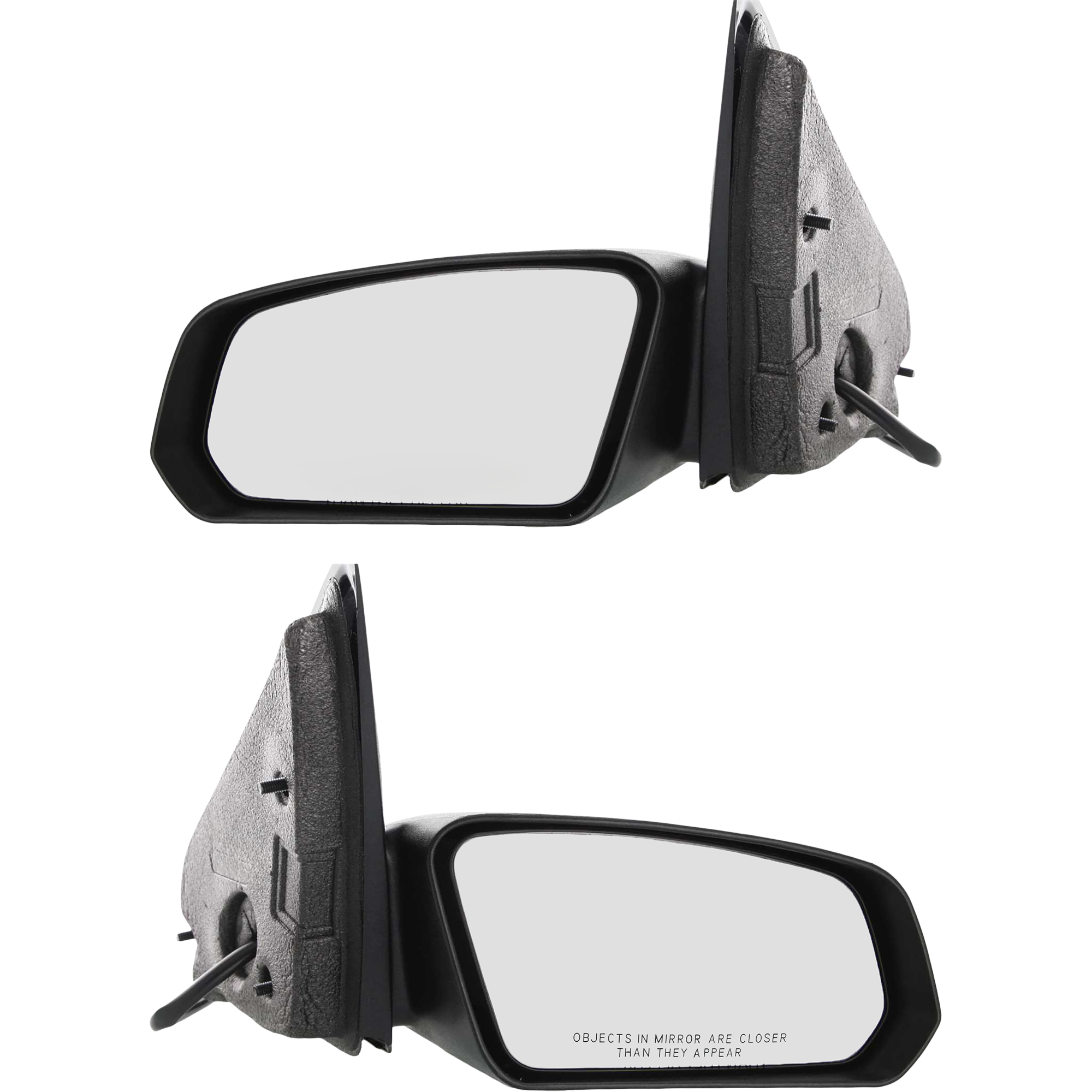 AM ION 03-07 MIRROR RH AND LH Power Non Folding Non Heated Textured Sedan SKU SET ST17ER Partslink GM1320267 GM1321267 OEM 22726679-22726680