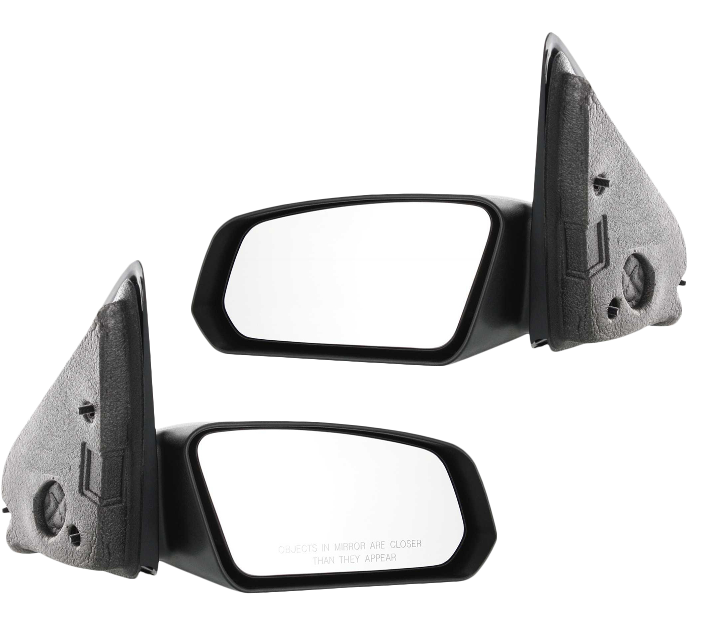 AM ION 03-07 MIRROR RH AND LH Manual Adjust Non Folding Non Heated Textured Sedan SKU SET ST17R Partslink GM1320266 GM1321266 OEM 22726677-22726678