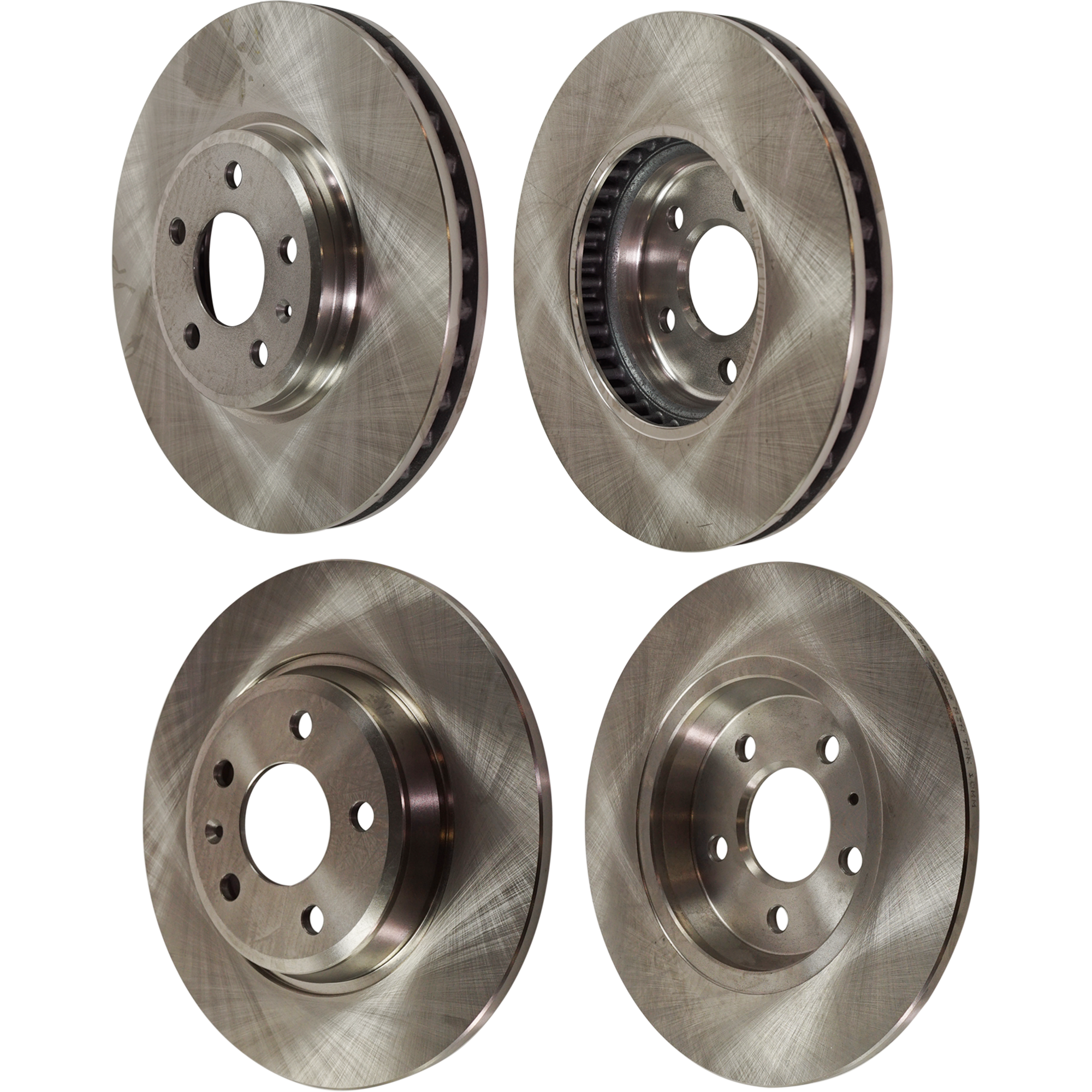 AM A4-09-11 A4 QUATTRO 09-12 FRONT AND REAR BRAKE DISC 4 Wheel Set SKU SET STPA27110008-4 OEM 34403-45454-850161-900808-1213