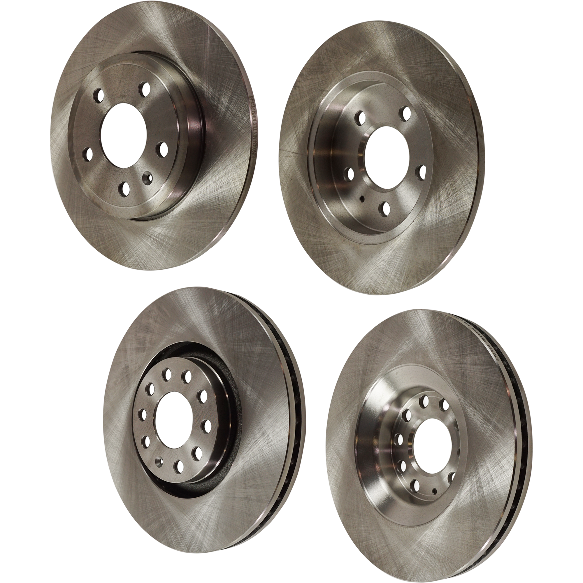 AM A4-01-09 A4 QUATTRO 05-09 FRONT AND REAR BRAKE DISC 4 Wheel Set SKU SET STPA27110010-4 B OEM 8E0615601M 8D0615301K 8D061530