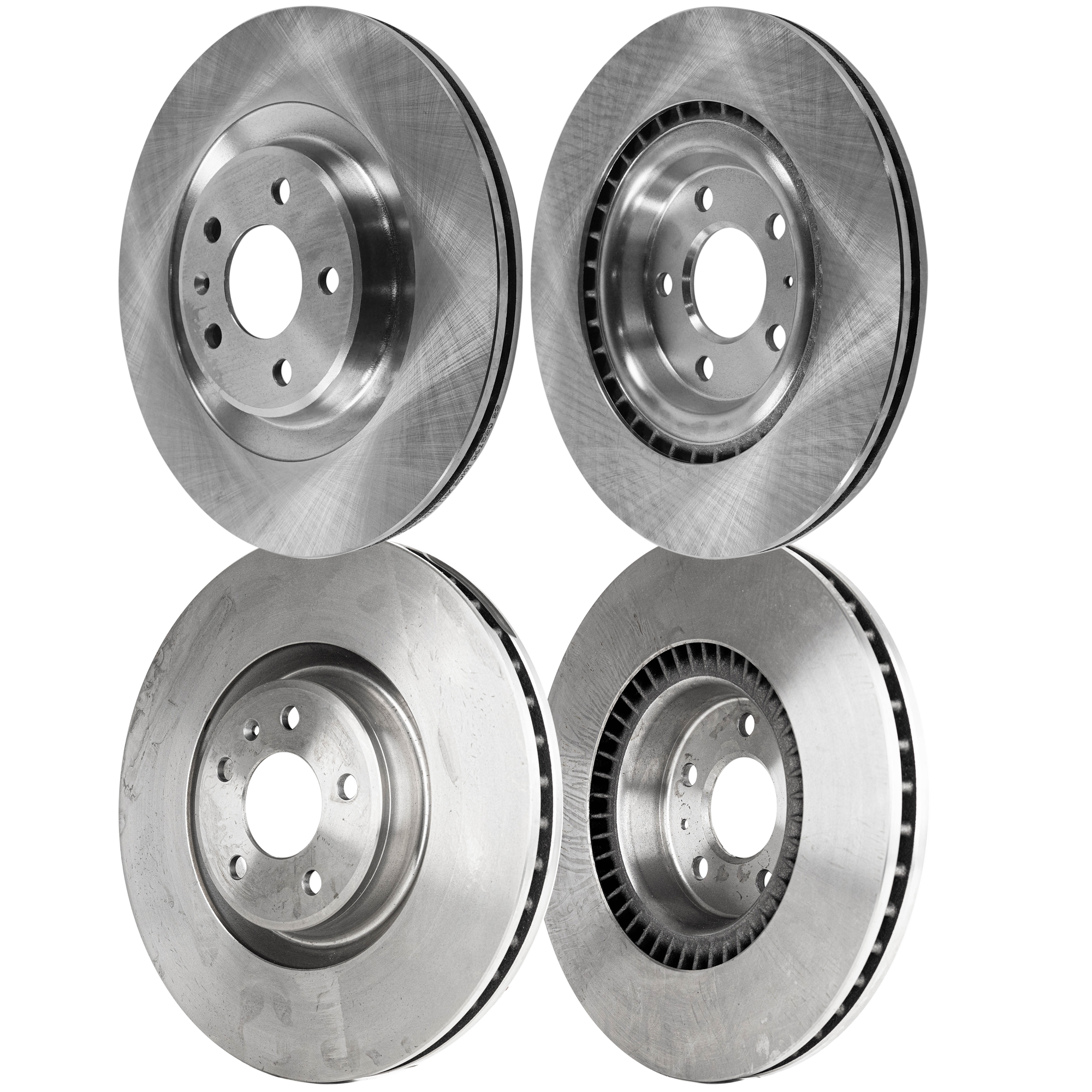 AM A6-17-18 A6 QUATTRO 12-19 FRONT AND REAR BRAKE DISC 4 Wheel Set SKU SET STPA27110011-4 OEM 4G0615301A 4H0615601H