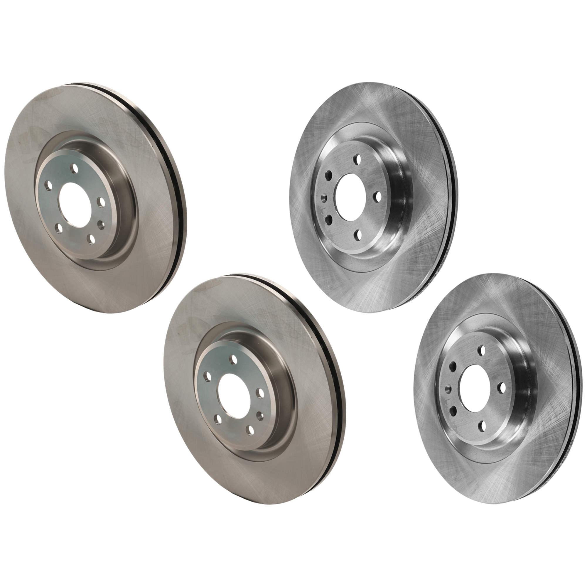 AM A6 QUATTRO 12-19 MACAN 17-20 FRONT AND REAR BRAKE DISC 4 Wheel Set SKU SET STPA27110015-4 A OEM 4G0615301-4H0615601H