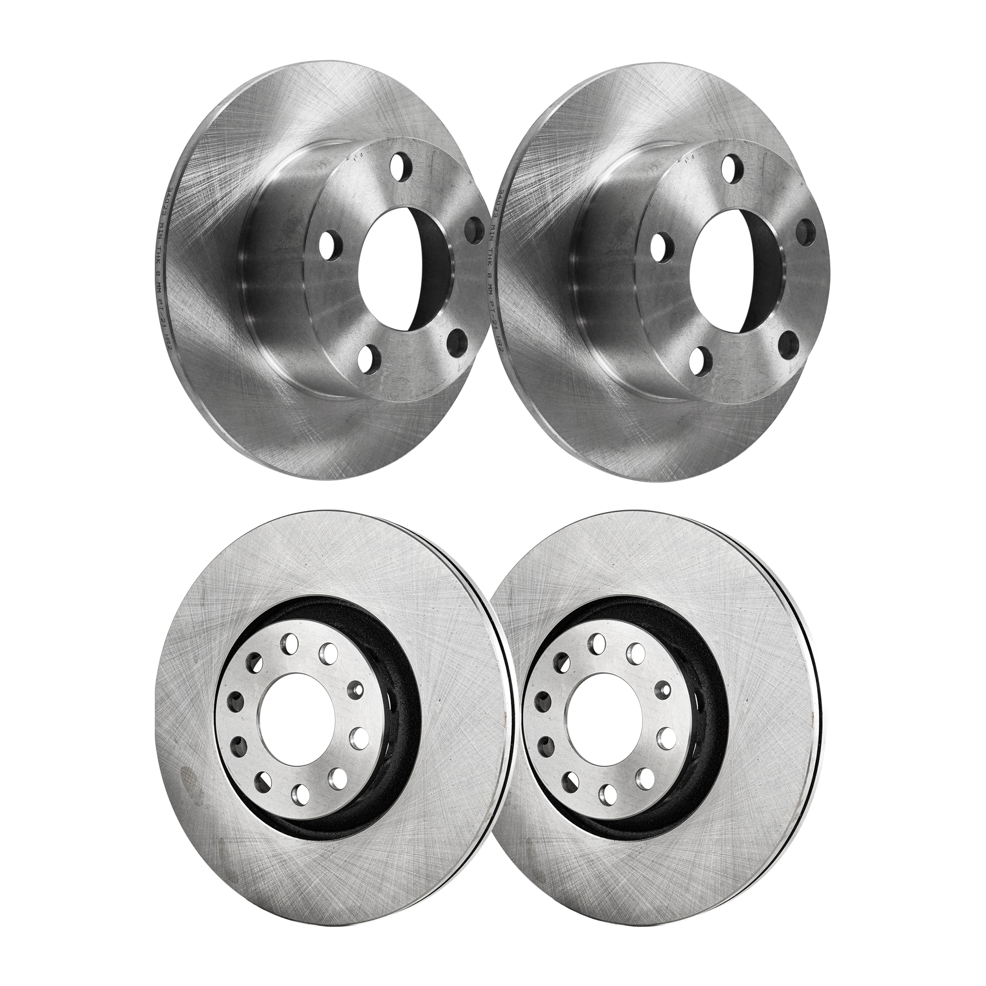 AM A6-98-04 FRONT AND REAR BRAKE DISC 4 Wheel Set SKU SET STPA27110016-4 A OEM 1174-19970-34023-86423-96423-1