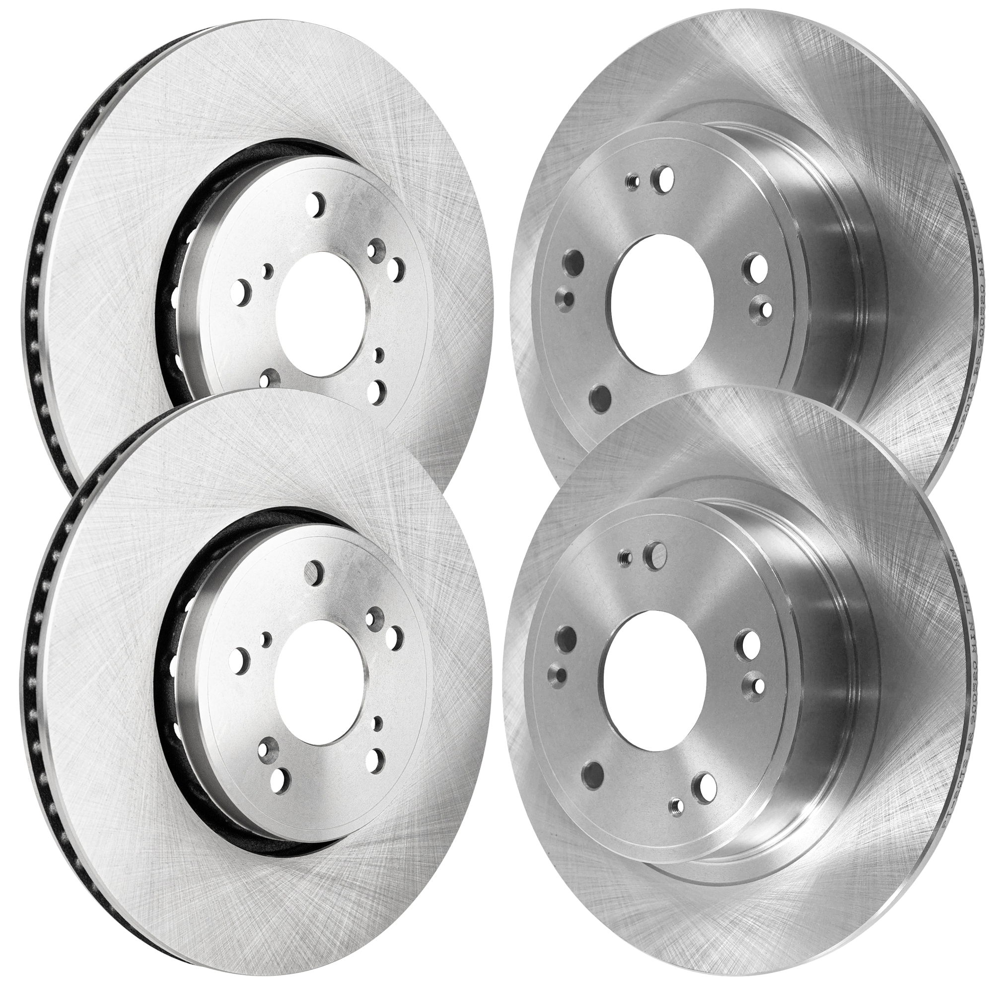 AM ILX 16-16 FRONT AND REAR BRAKE DISC 4 Wheel Set SKU SET STPA27110032-4 A OEM 45251TX4A00-42510SFY000-42510T