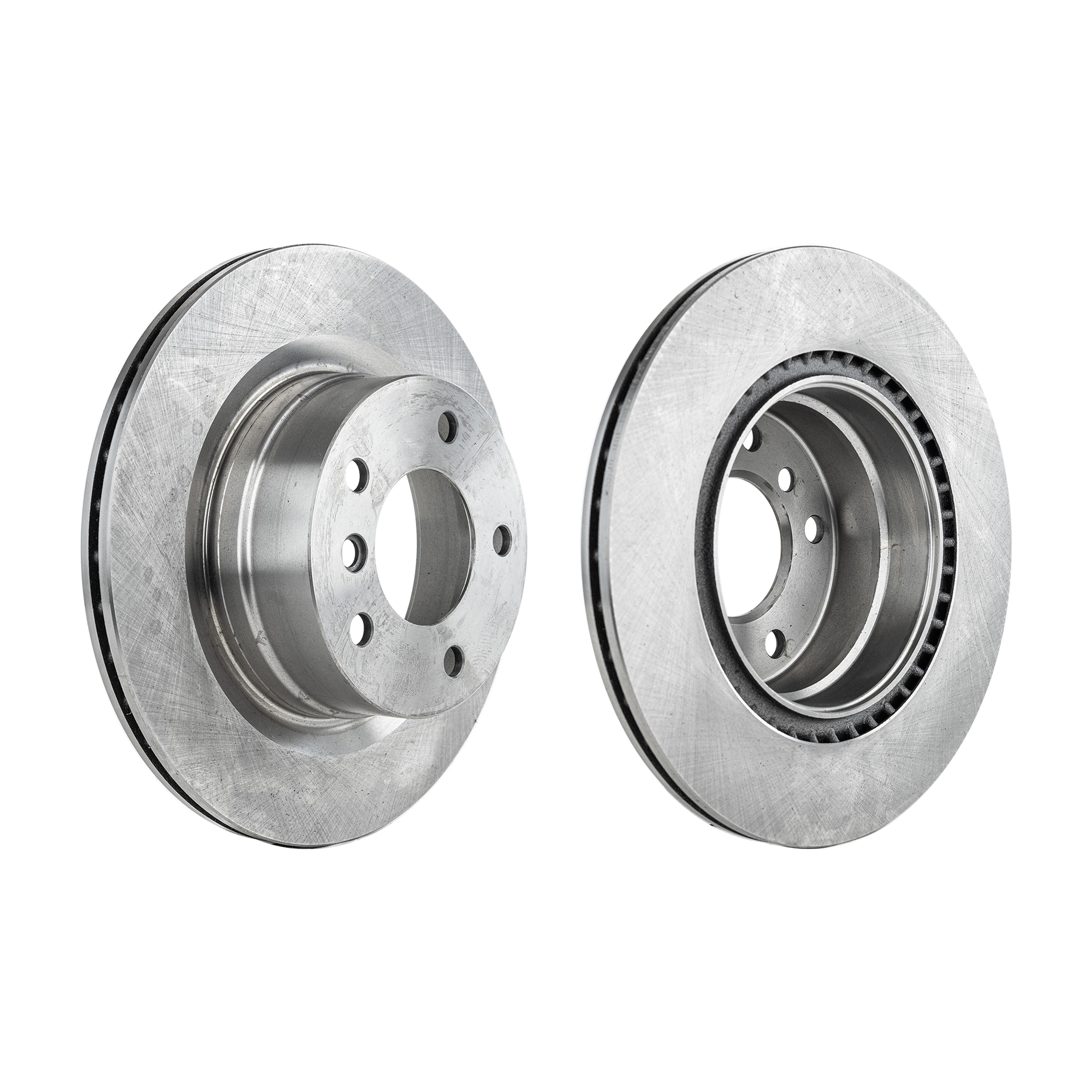 AM 128I 08-13 REAR BRAKE DISC RH AND LH 2 Wheel Set SKU SET STPB27110001-2 OEM 34216778051