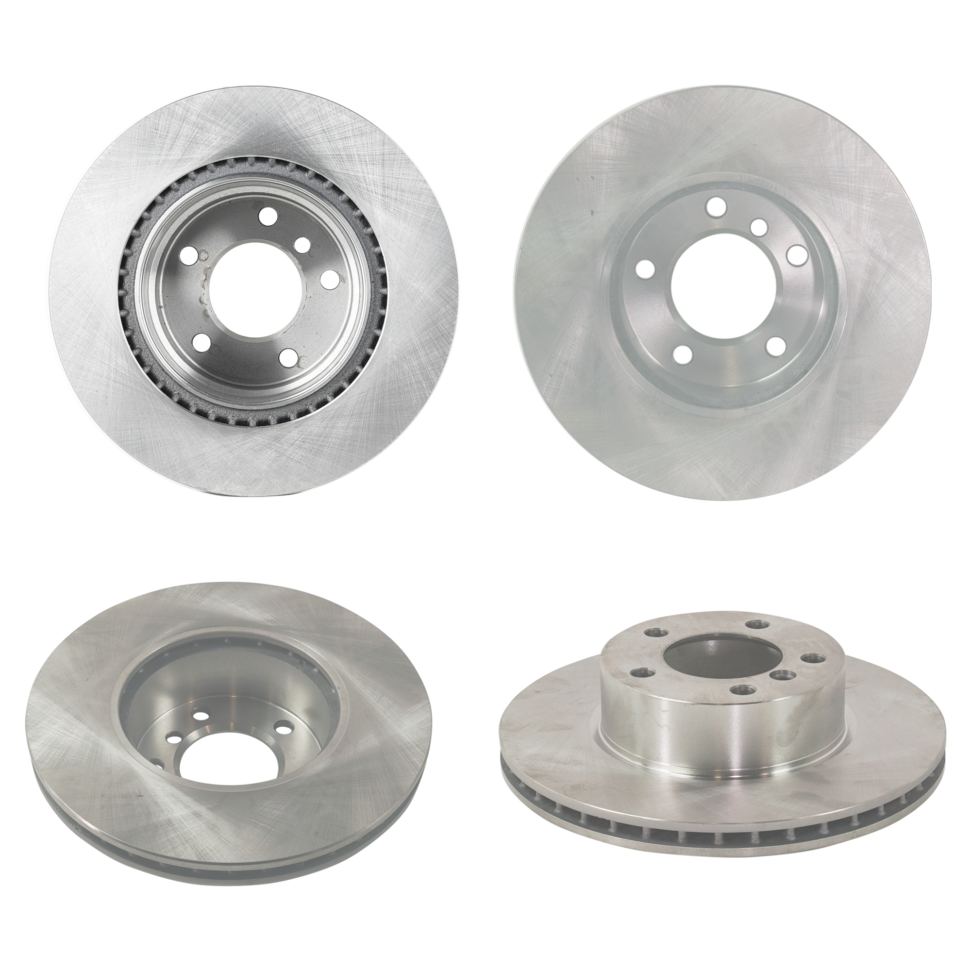AM 128I 08-13 FRONT AND REAR BRAKE DISC 4 Wheel Set SKU SET STPB27110006-4 A OEM 34216778051-34116764643-341167