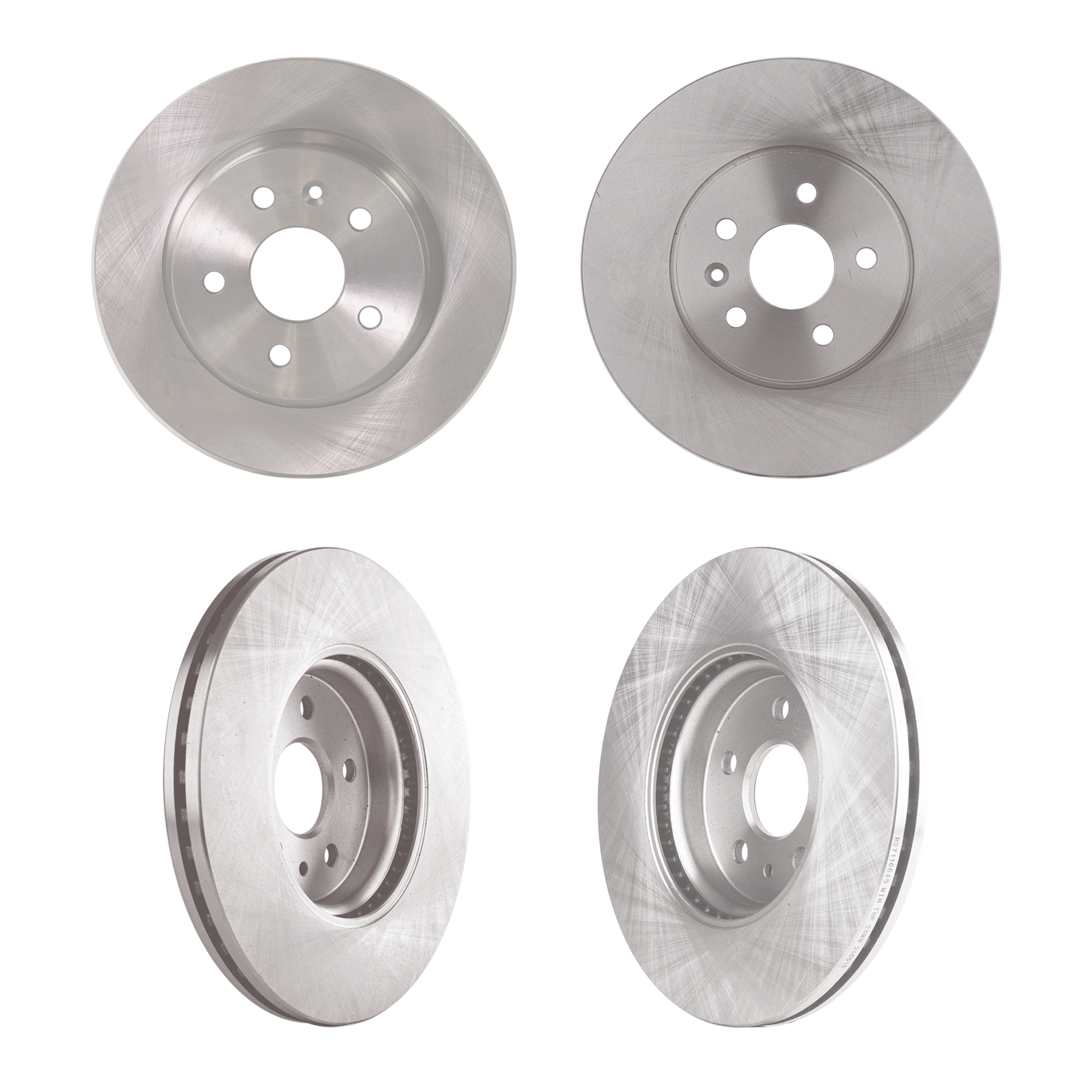 AM ENCORE TRAX 13-21 FRONT AND REAR BRAKE DISC 4 Wheel Set Plain Surface Vented Front Solid Rear 5 Lugs SKU SET STPB27110045-4 OEM 41272-55199-850232-886208-9009