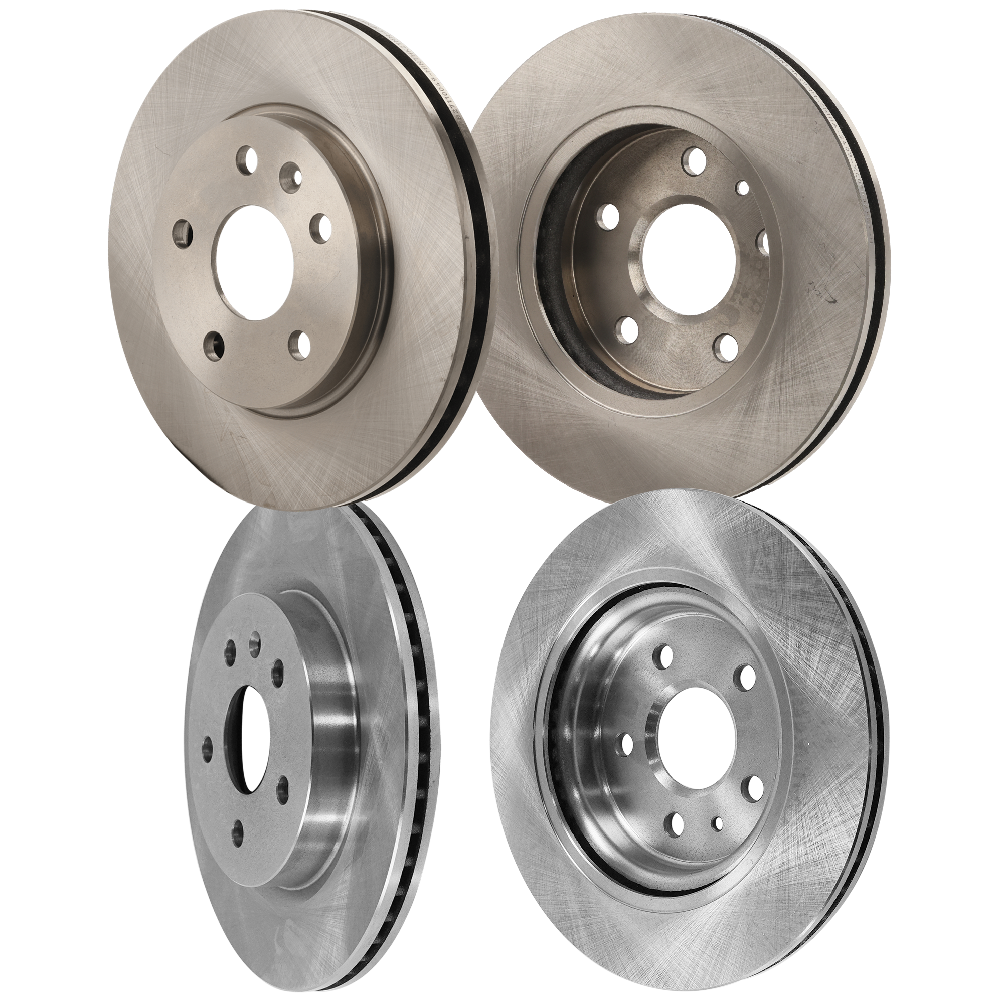 AM REGAL 12-17 SAAB 9-5-11-11 FRONT AND REAR BRAKE DISC 4 Wheel Set 5 Lugs SKU SET STPB27110049-4 A OEM 13502213-569062-13501303-13501