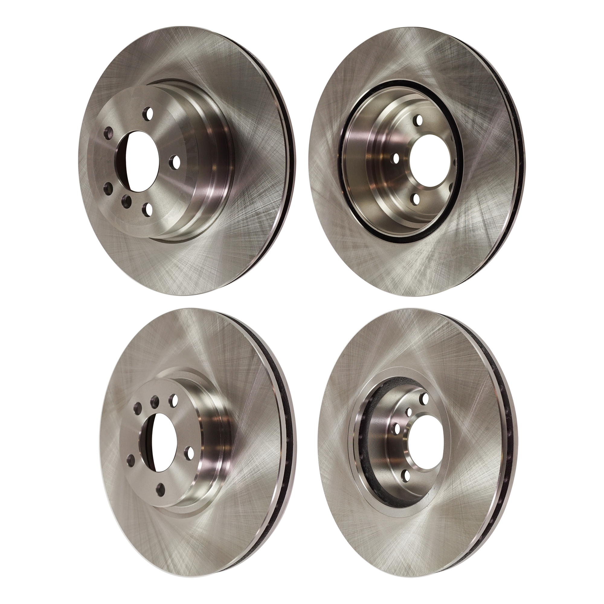 AM X5-07-10 X6-08-09 FRONT AND REAR BRAKE DISC Plain Surface Vented 5 Lugs 4 Wheel Set SKU SET STPB27110063-4 A OEM 34361-45447-900702-60031142-34