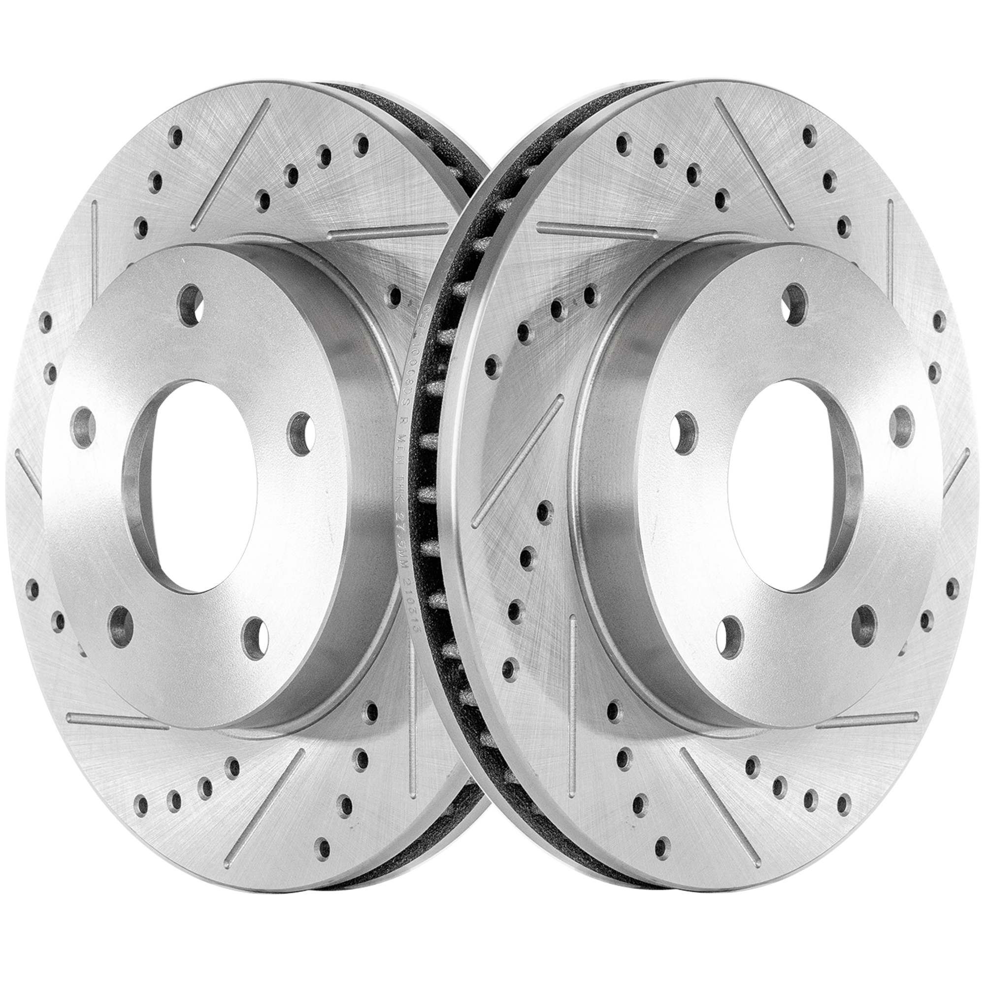 AM BLAZER JIMMY 97-05 S10-98-04 BRAVADA 97-01 HOMBRE 98-00 FRONT BRAKE DISC RH AND LH Performance Rotor Drilled and Slotted SKU SET STPC27110008DRS2 OEM 19848-55047-56694-65975-101708