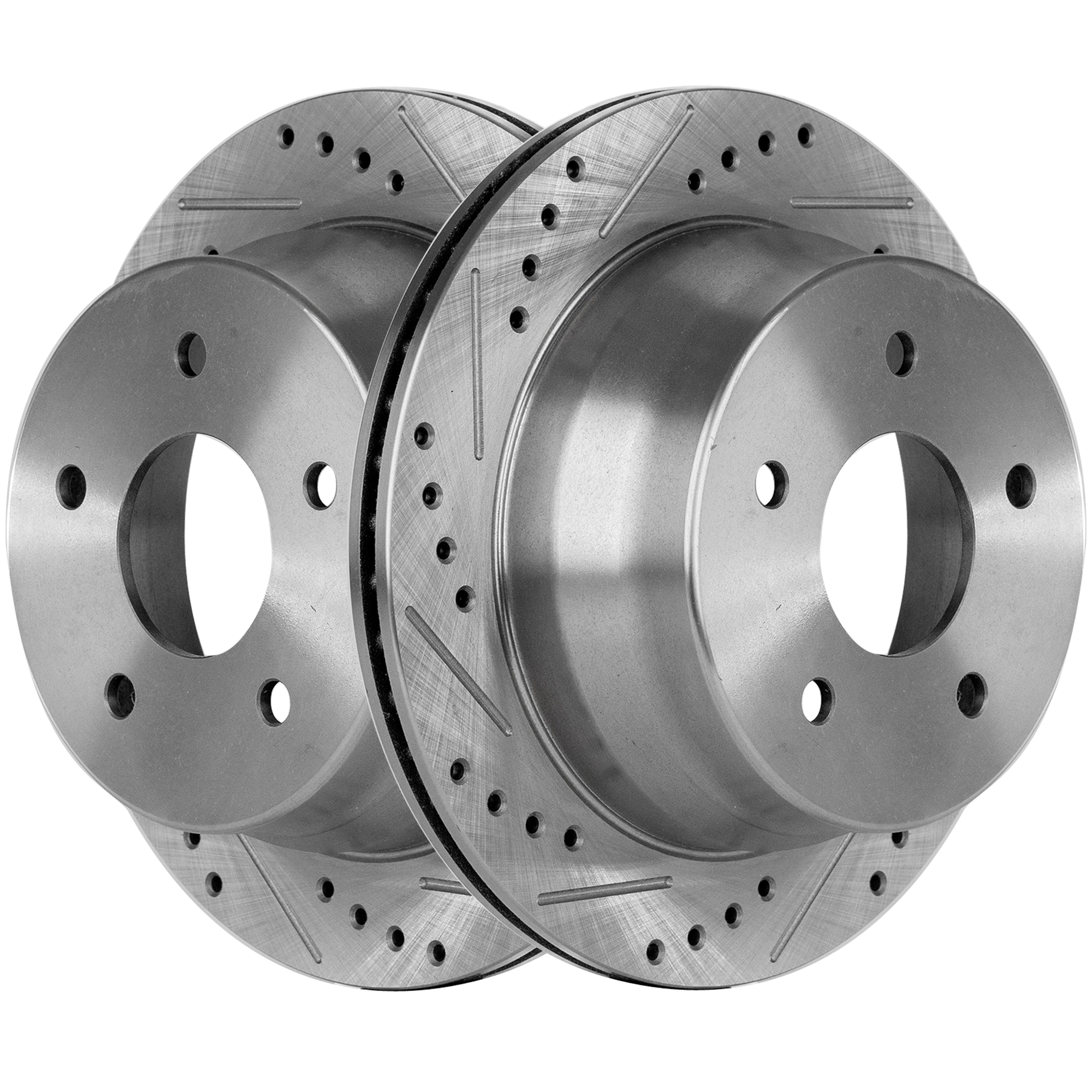 AM BLAZER JIMMY 97-05 S10-98-04 SONOMA 98-03 BRAVADA 97-01 REAR BRAKE DISC RH AND LH Performance Rotor Drilled and Slotted SKU SET STPC27110009DRS2 OEM 19-924-550-385-670-700-000-000-000