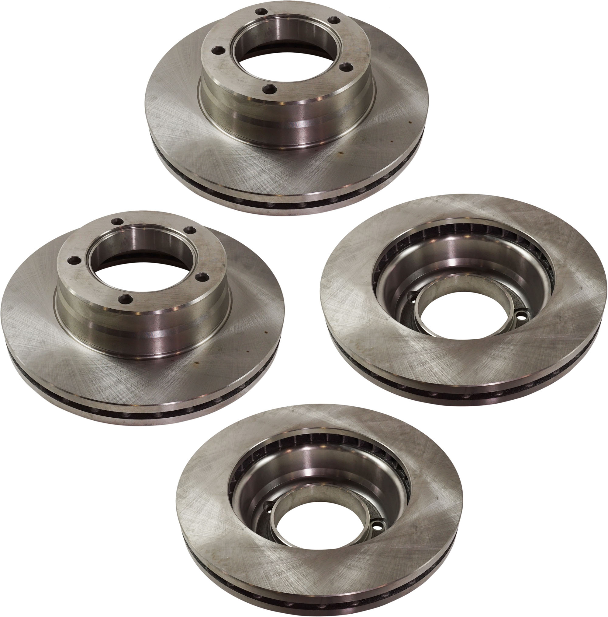 AM C4500 KODIAK C4500 TOPKICK 03-09 FRONT AND REAR BRAKE DISC 4 Wheel Set SKU SET STPC27110024-4 OEM 41225-55142-900904-12180013-60