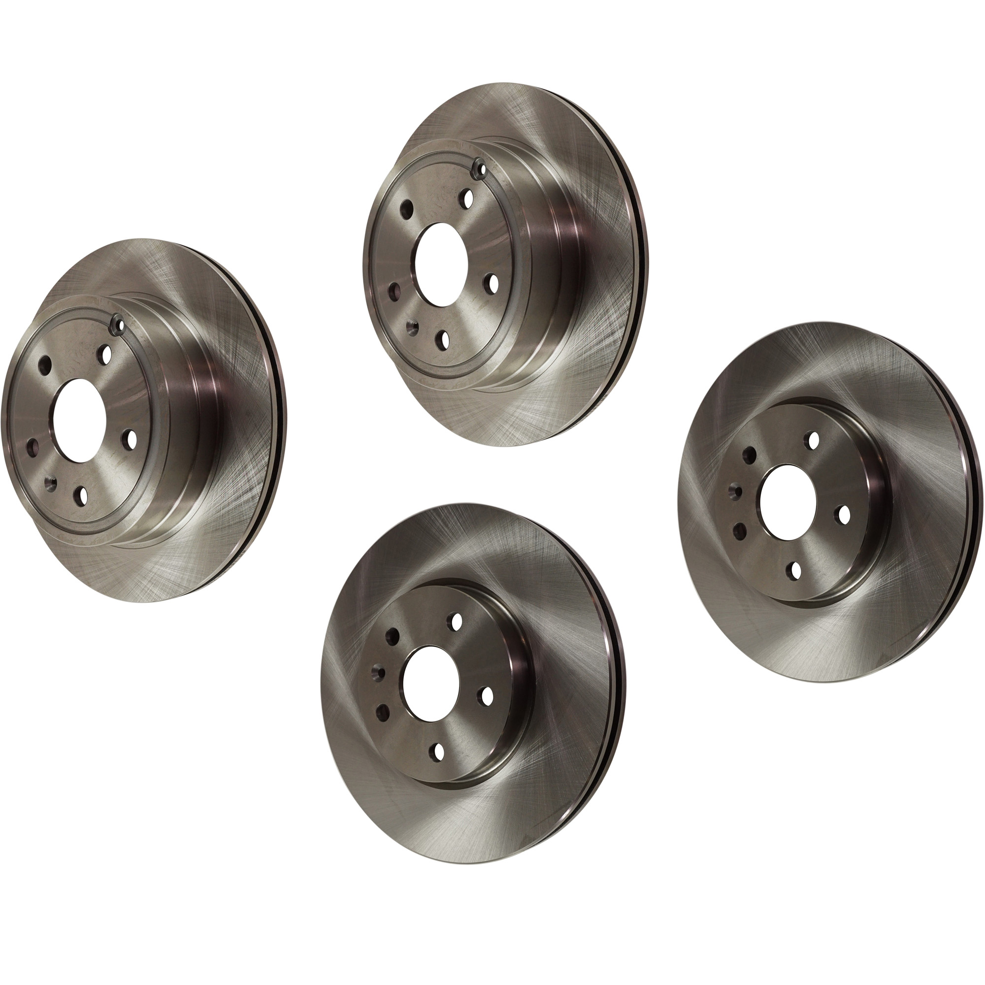 AM EQUINOX TERRAIN 10-17 FRONT AND REAR BRAKE DISC RH AND LH Plain Surface Vented 5 Lugs SKU SET STPC27110027-4 A OEM 41262-55178-850168-900824-6004