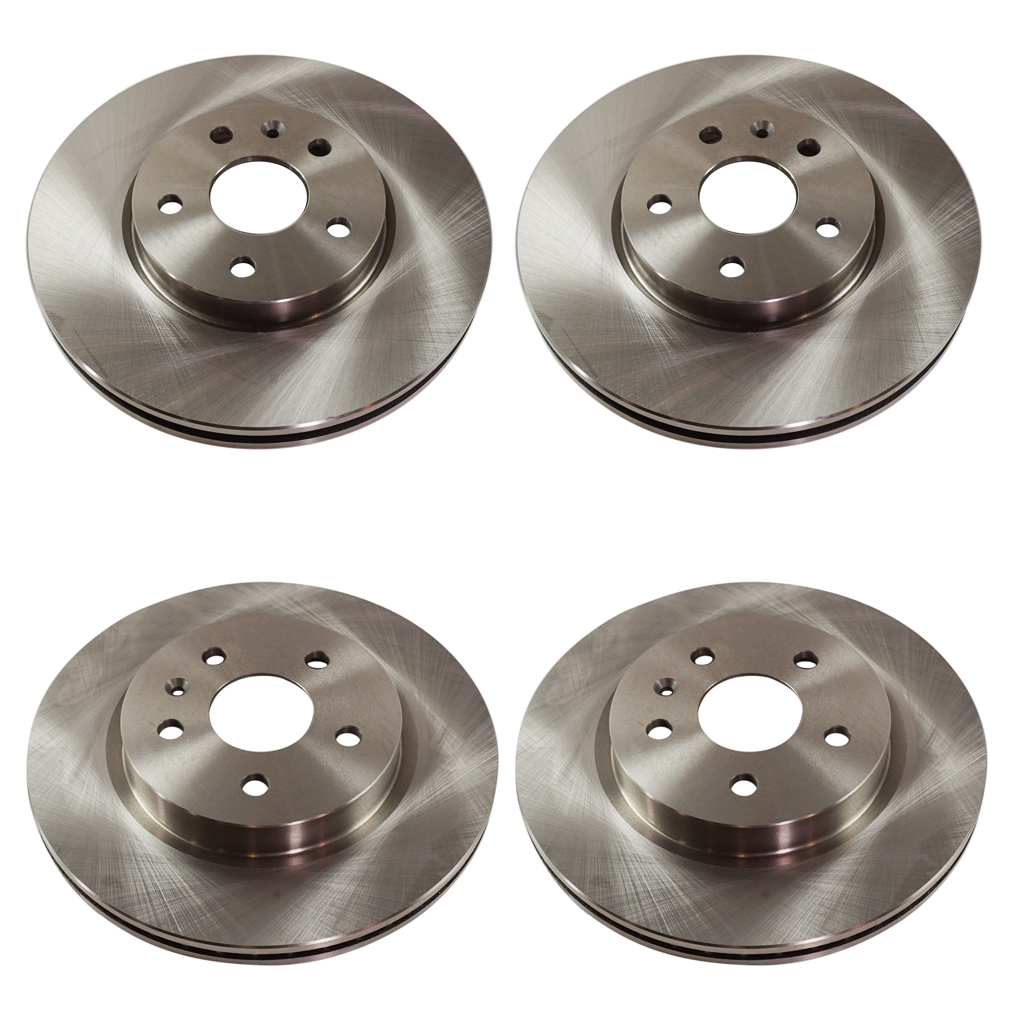 AM IMPALA 14-20 LACROSSE 10-16 FRONT AND REAR BRAKE DISC RH AND LH Plain Surface Vented 5 Lugs SKU SET STPC27110027-4 B OEM 569064-569422-13501308-569062