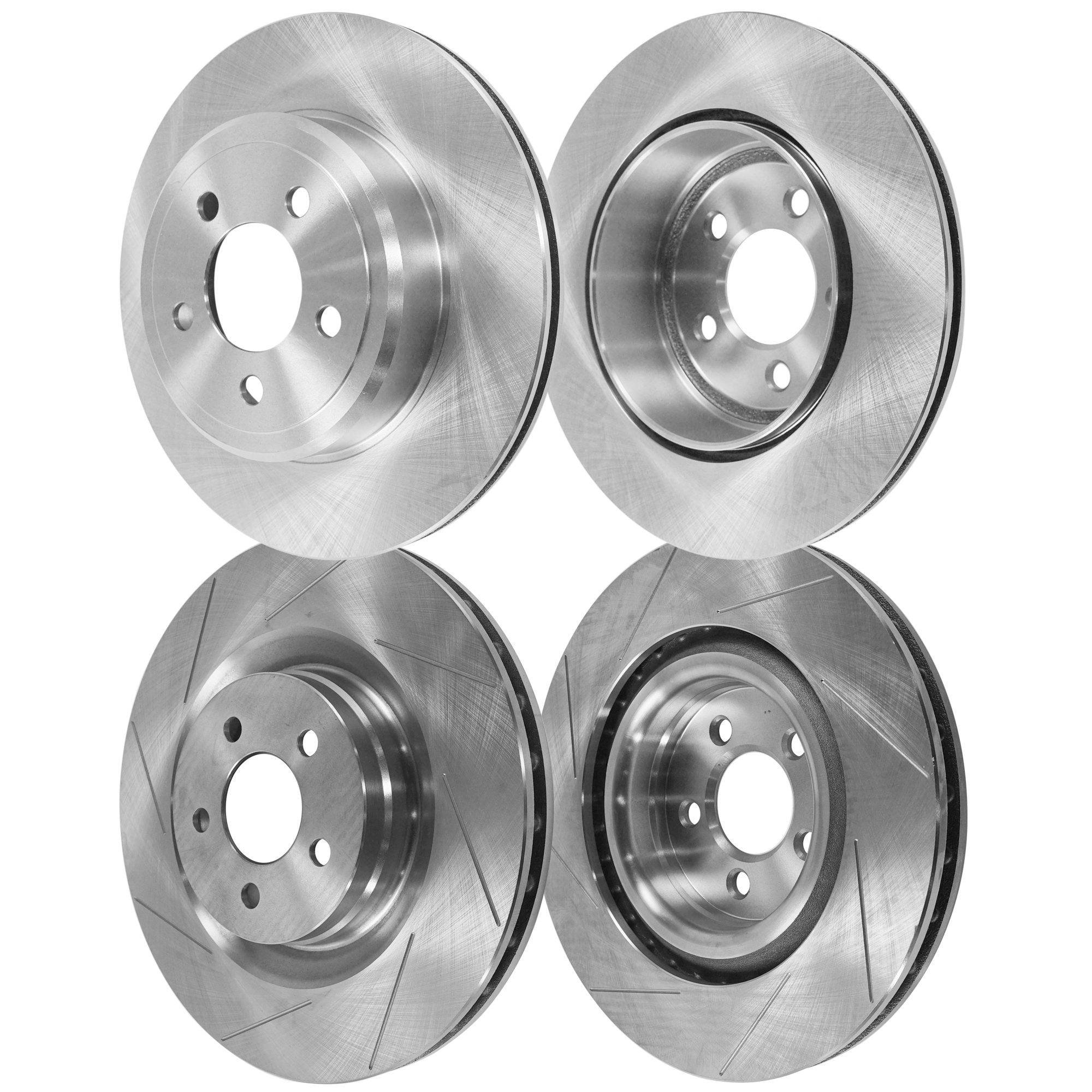 AM CHRYSLER 300-17-20 CHARGER 15-16 FRONT AND REAR BRAKE DISC RH AND LH 4 Wheel Set Plain Surface Vented 5 Lugs SKU SET STPC27110033-4 OEM 43149-53029-53053-900426-60039