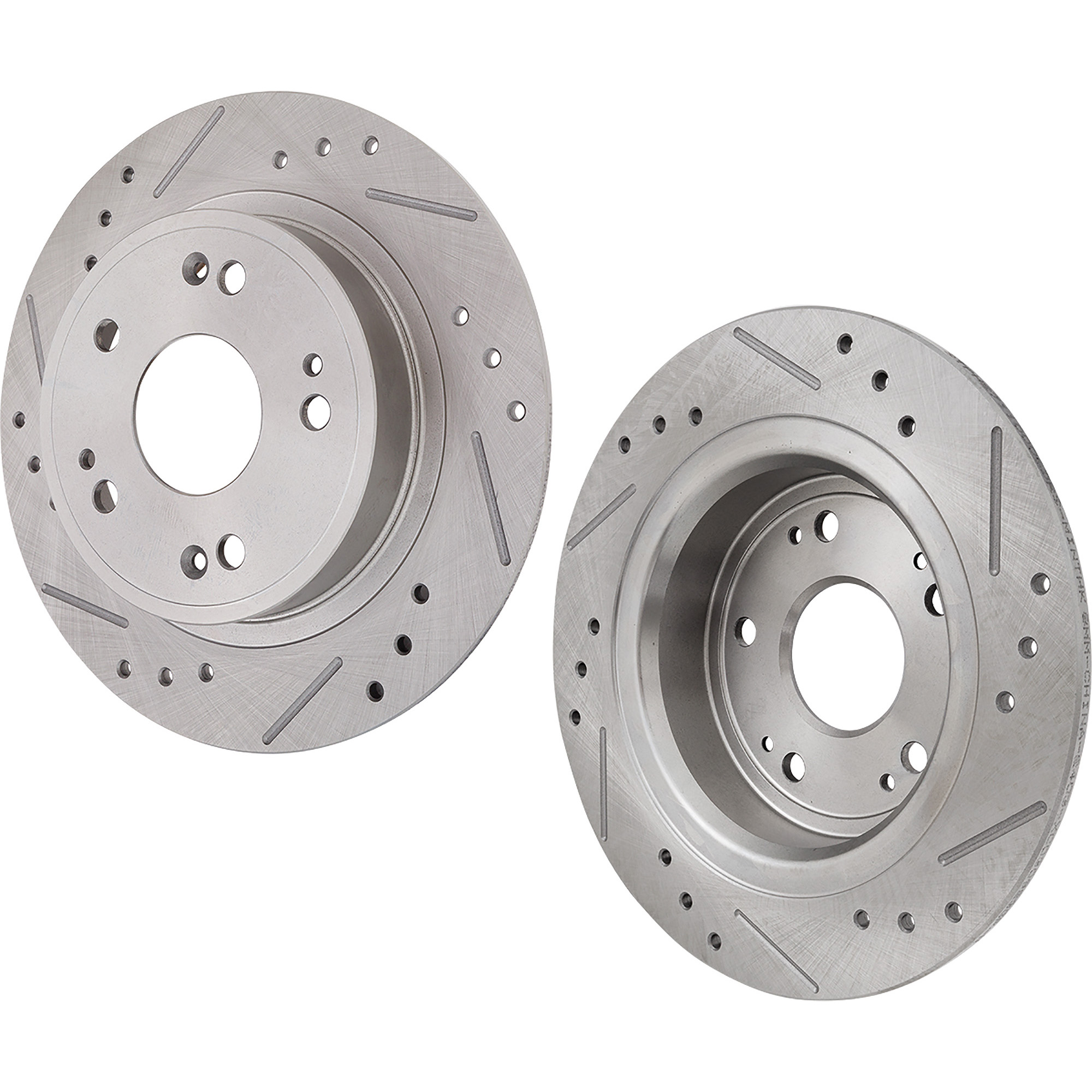 AM CRUZE 11-19 BOLT EV 17-22 FRONT BRAKE DISC Drilled and Slotted SKU SET STPC27110051DRS2 OEM 41271-55185-850231-886207-9009