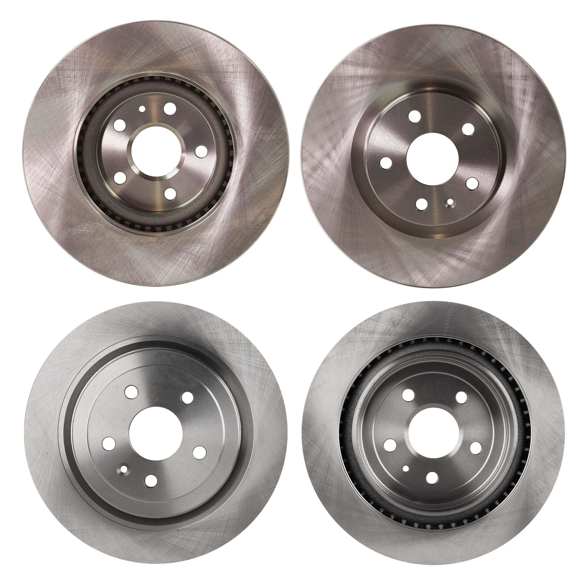 AM CTS 08-14 FRONT AND REAR BRAKE DISC 4 Wheel Set SKU SET STPC27110054-4 C OEM 15267108-20808622-41240-41283