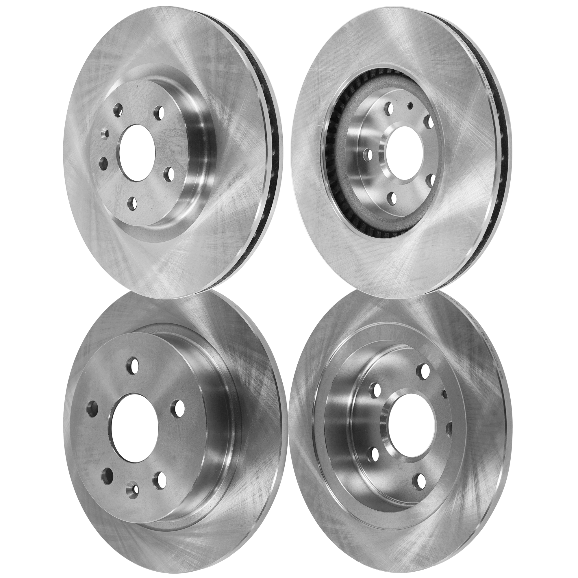 AM REGAL 14-17 FRONT AND REAR BRAKE DISC RH AND LH 4 Wheel Set Plain Surface SKU SET STPC27110054-4 OEM 13501302-13501313-13501289-135