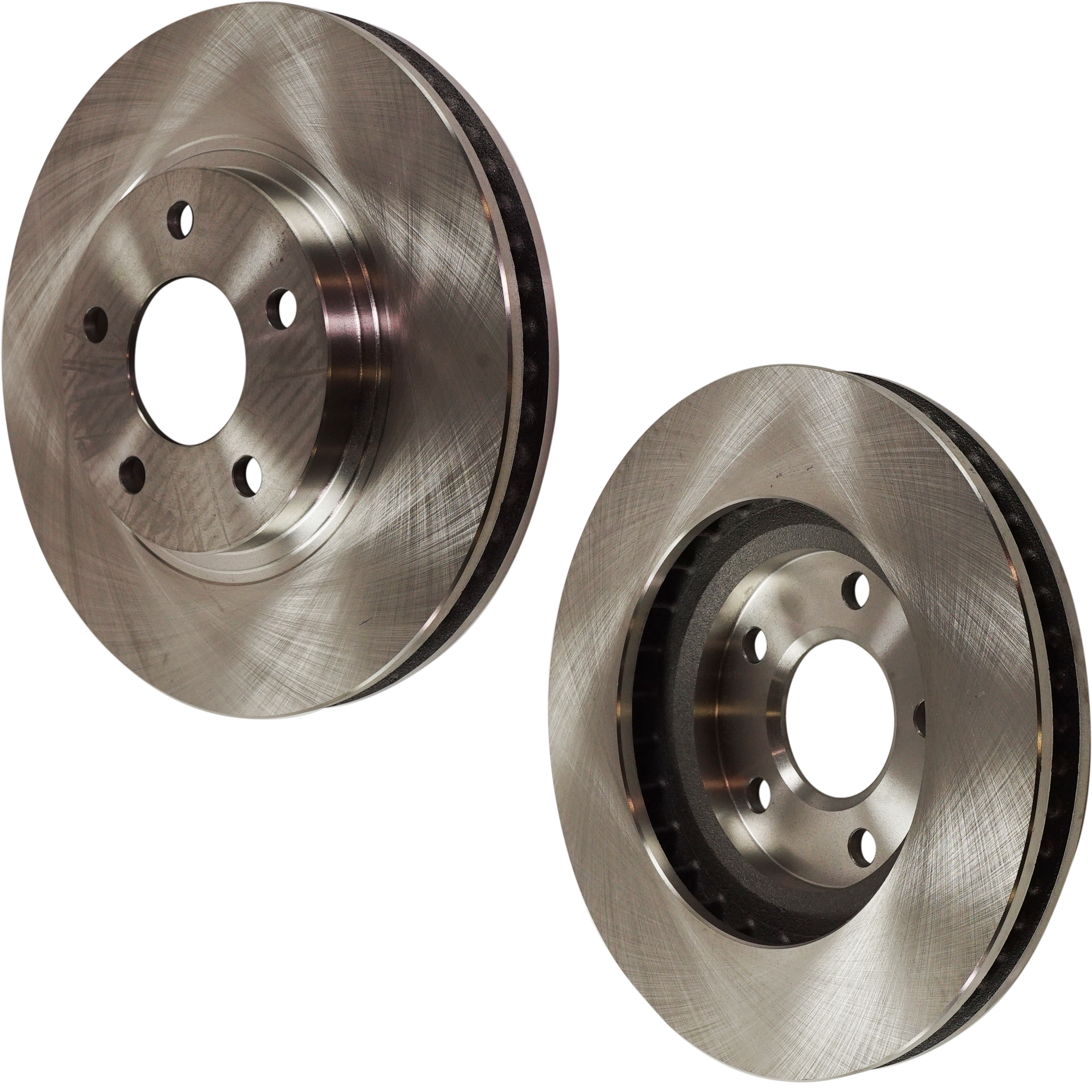 AM AURORA 97-03 BONNEVILLE 00-04 FRONT BRAKE DISC 2 Wheel Set Plain Surface Vented 5 Lugs SKU SET STPC27110064-2 OEM 18021015