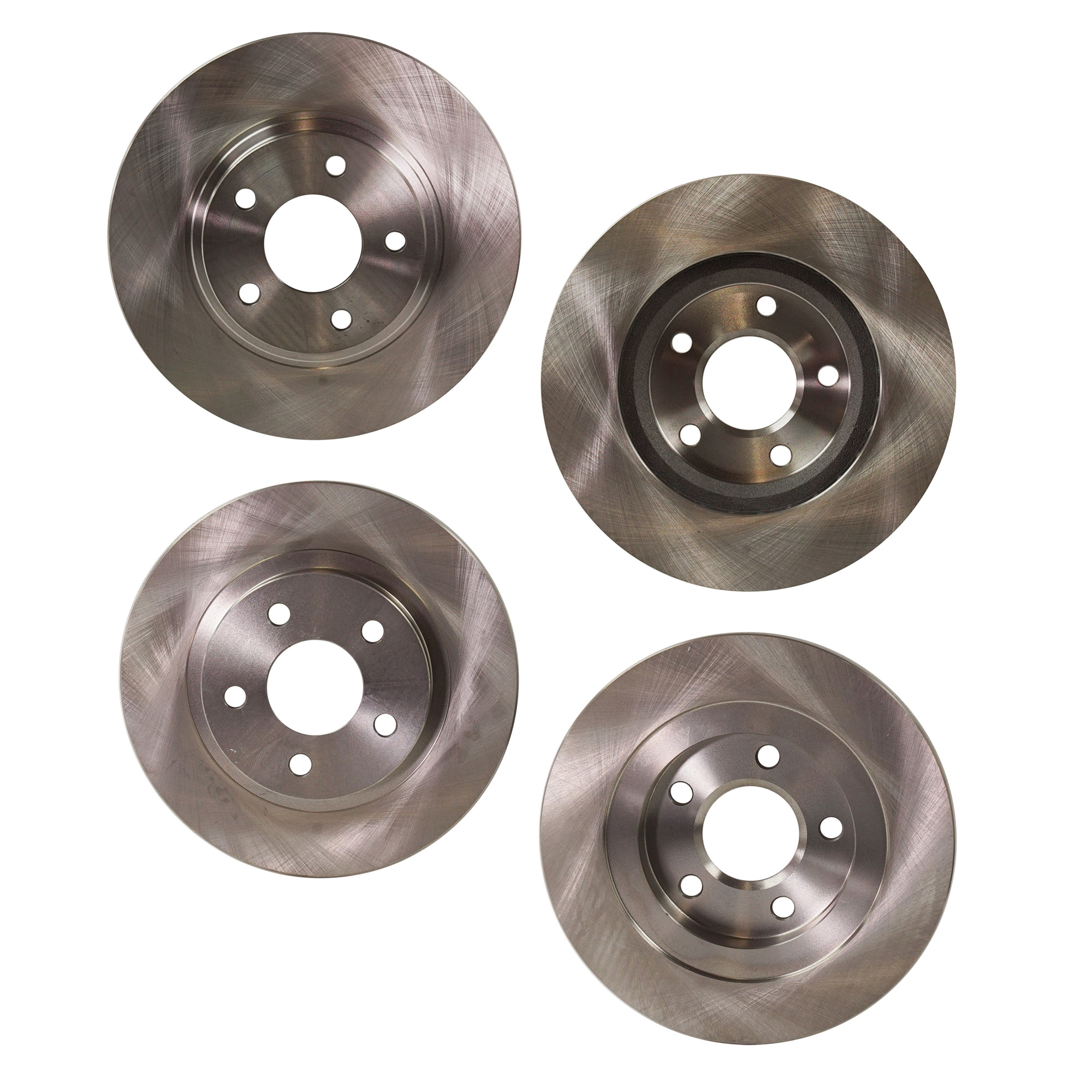 AM BONNEVILLE 00-05 PARK AVENUE 03-05 FRONT AND REAR BRAKE DISC 4 Wheel Set Plain Surface Vented 5 Lugs SKU SET STPC27110064-4 C OEM 18021015-18023592
