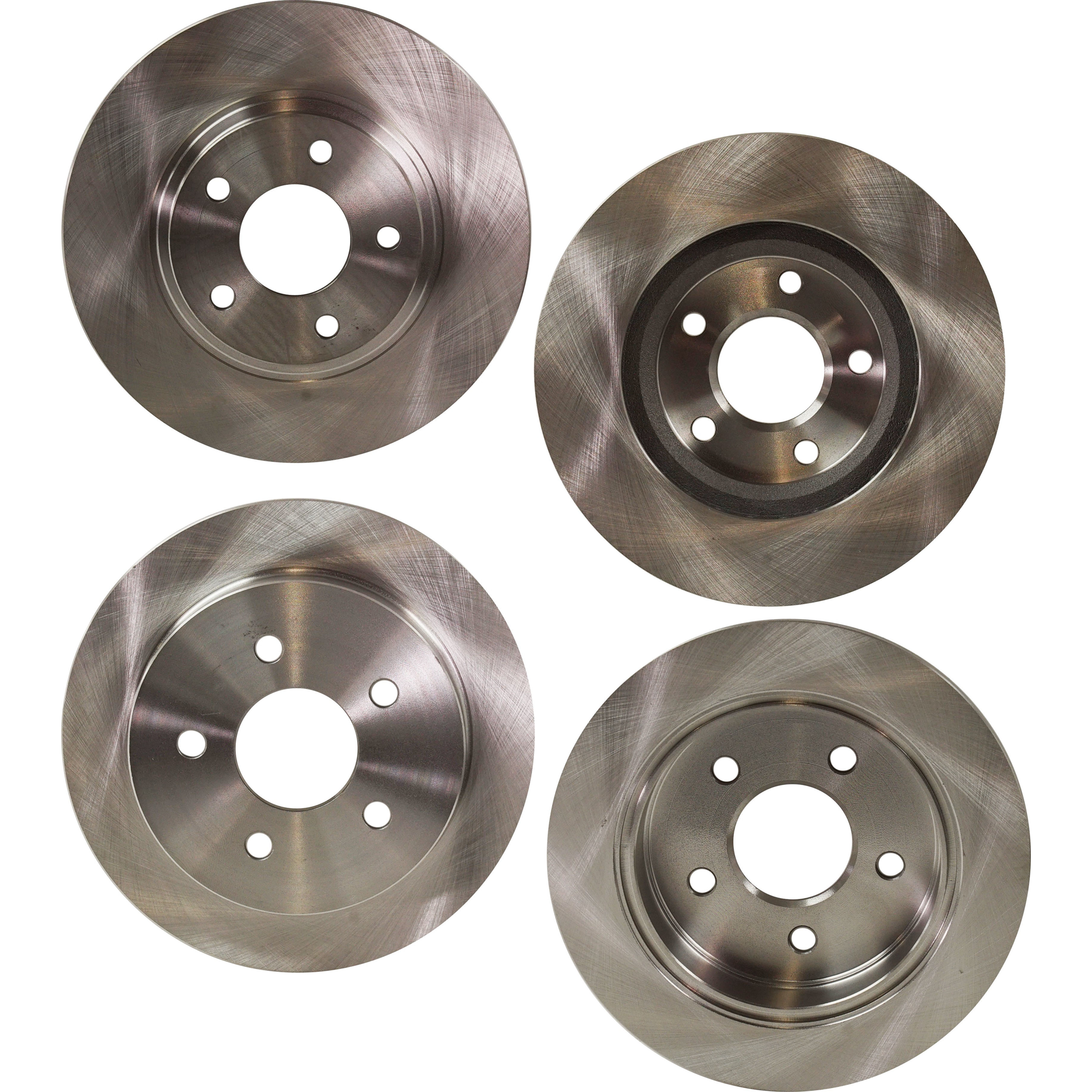 AM INTRIGUE 98-99 MONTE CARLO 02-02 FRONT AND REAR BRAKE DISC 4 Wheel Set Plain Surface Vented 5 Lugs SKU SET STPC27110064-4 D OEM 18021015-18021354-569107-56911