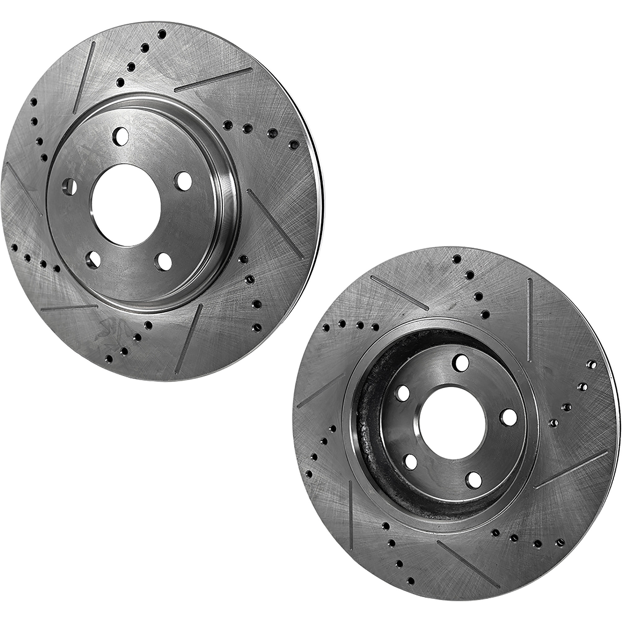 AM MONTE CARLO 06-07 IMPALA 06-10 REAR BRAKE DISC RH AND LH Cross drilled and Slotted SKU SET STPC27110071DRS2 OEM 55125-145628-493745-580401-900