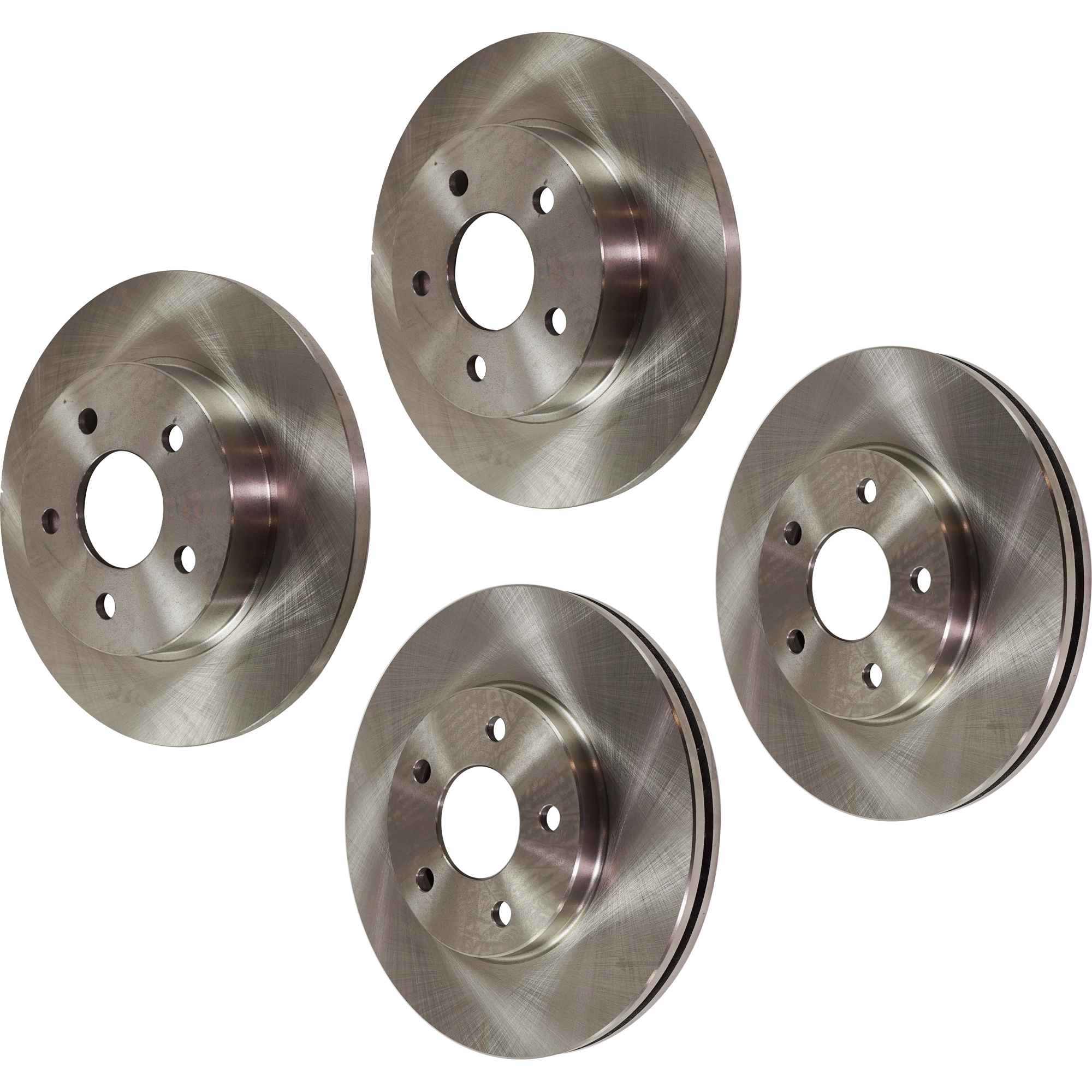 AM G6-06-07 MALIBU 04-08 FRONT AND REAR BRAKE DISC RH AND LH 5 Lugs 4 Wheel Set SKU SET STPC27110078-4 OEM 22705302-15856666-25797351-227