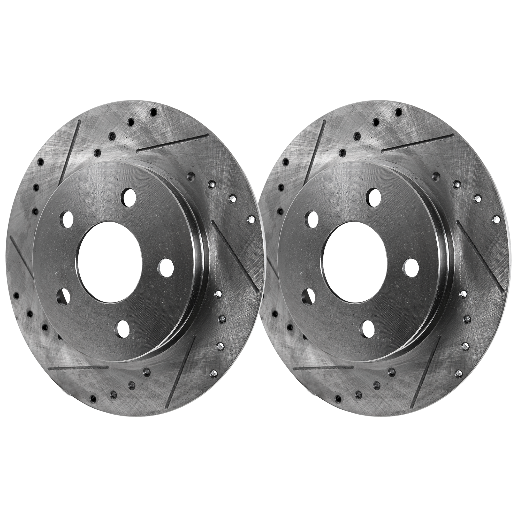AM ION 04-07 MALIBU 04-12 REAR BRAKE DISC Drilled and Slotted SKU SET STPC27110080DRS2 OEM 19352-55094-145563-493465-4888