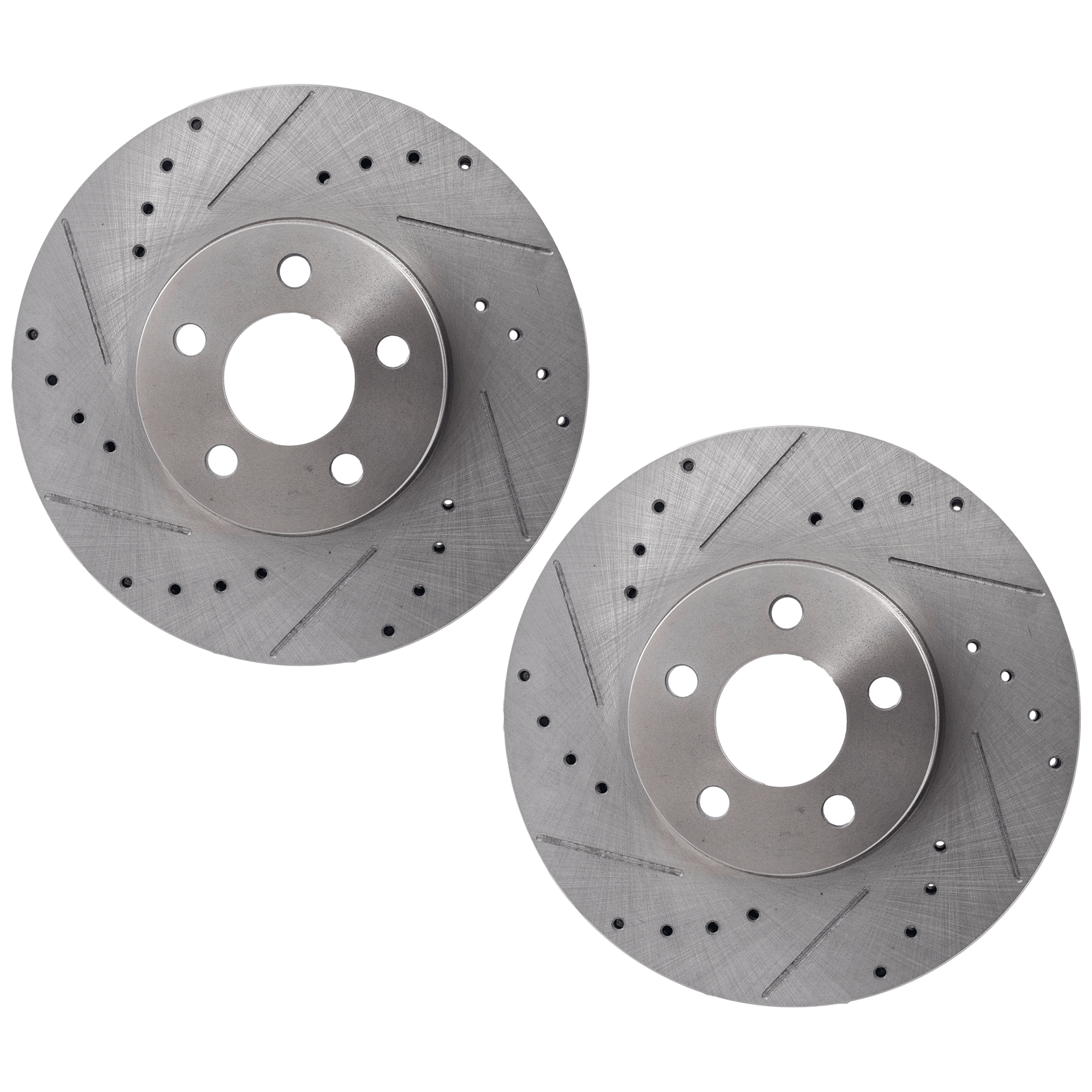 AM PT CRUISER 01-10 FRONT BRAKE DISC RH AND LH Drilled and Slotted SKU SET STPC27110088DRS2 OEM 19927-53000-76955-103114-14530