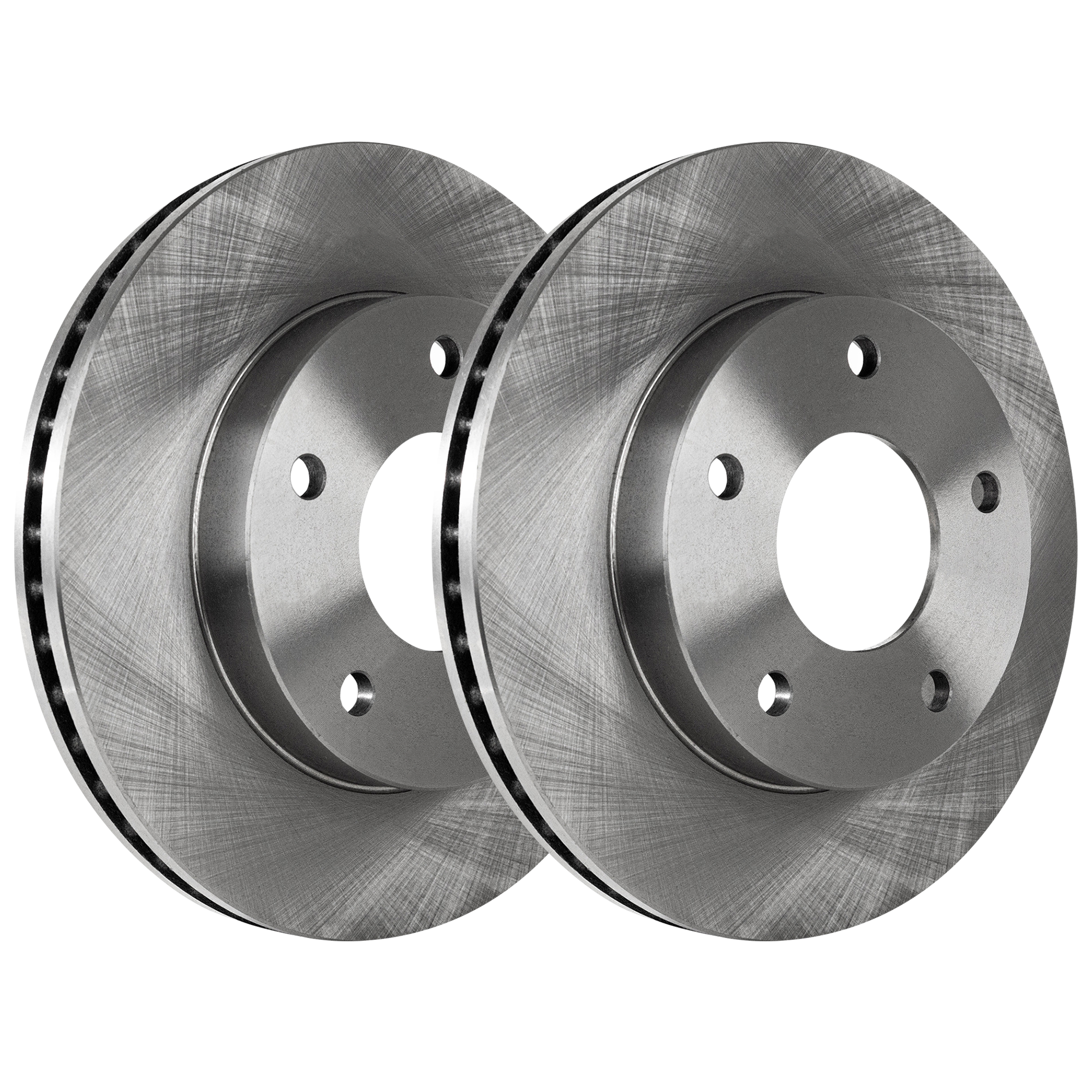 AM ELDORADO 79-85 S10-83-97 FRONT BRAKE DISC 2 Wheel Set Plain Surface Vented 5 Lugs SKU SET STPC27110091-2 OEM 1613287-14056179-15684318