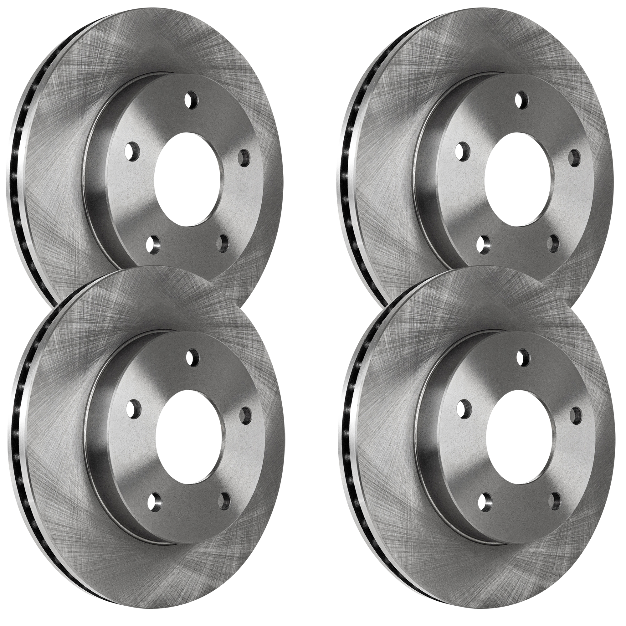 AM RIVIERA 79-85 S15 JIMMY 83-91 JIMMY 92-97 FRONT AND REAR BRAKE DISC 4 Wheel Set Plain Surface Vented 5 Lugs SKU SET STPC27110091-4 A OEM 1613287-14056179-15684318