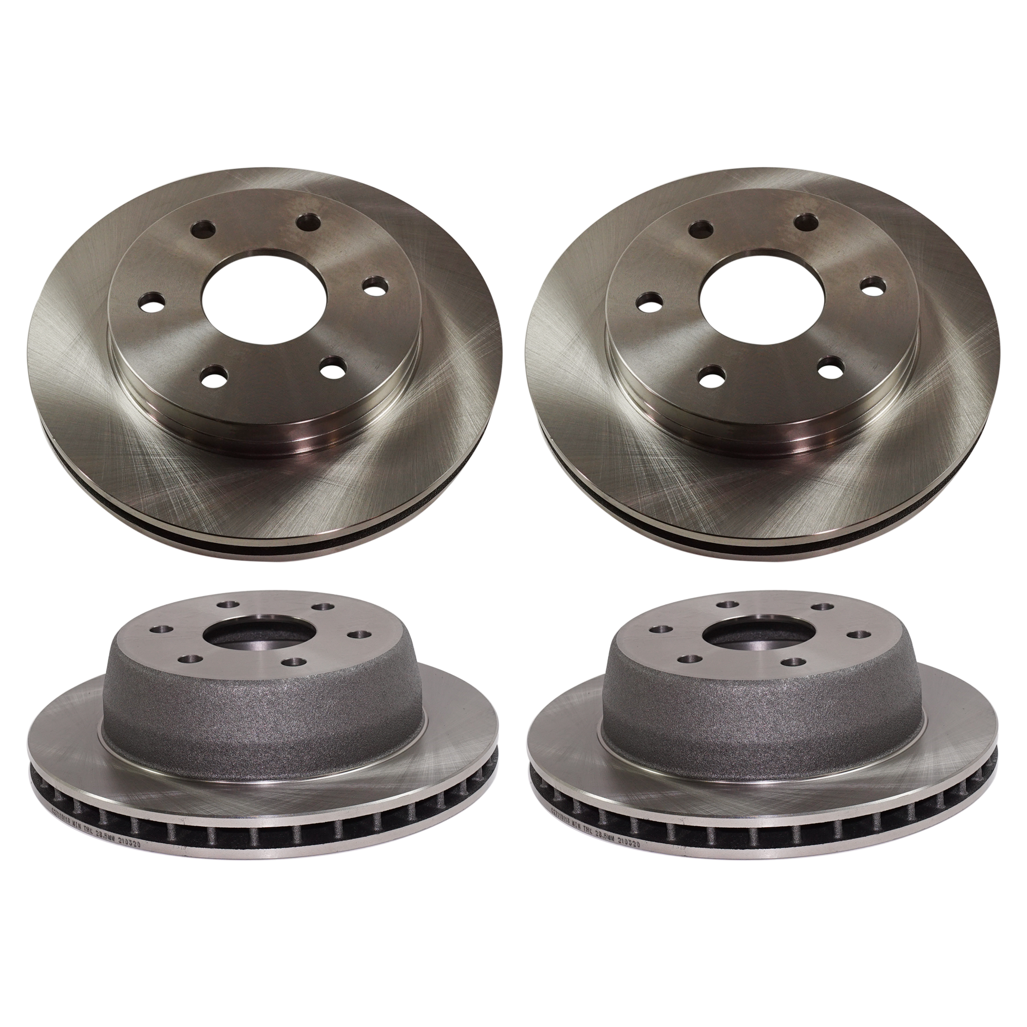 AM TAHOE YUKON 00-06 FRONT AND REAR BRAKE DISC 4 Wheel Set SKU SET STPC27110096-4 B OEM 18060214-15716362-19241877-192