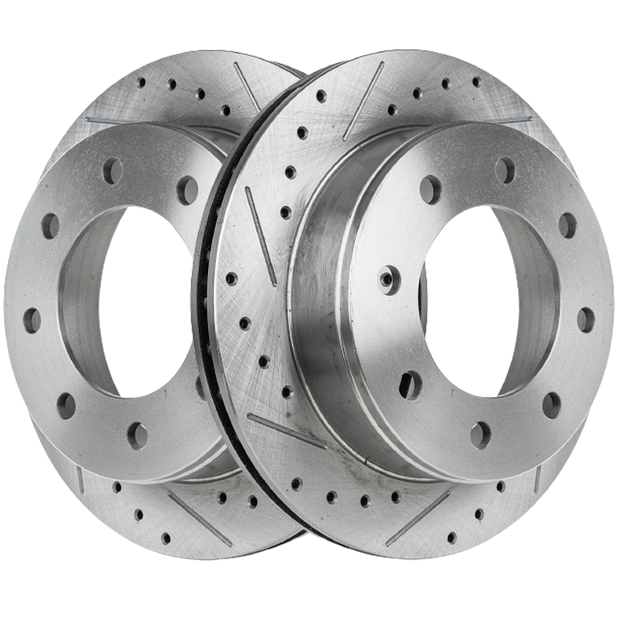 AM SILVERADO SIERRA 99-07 EXPRESS SAVANA VAN 03-21 REAR BRAKE DISC RH AND LH Performance Rotor Drilled and Slotted SKU SET STPC27110099DRS2 OEM 19326-41243-55057-55120-56830