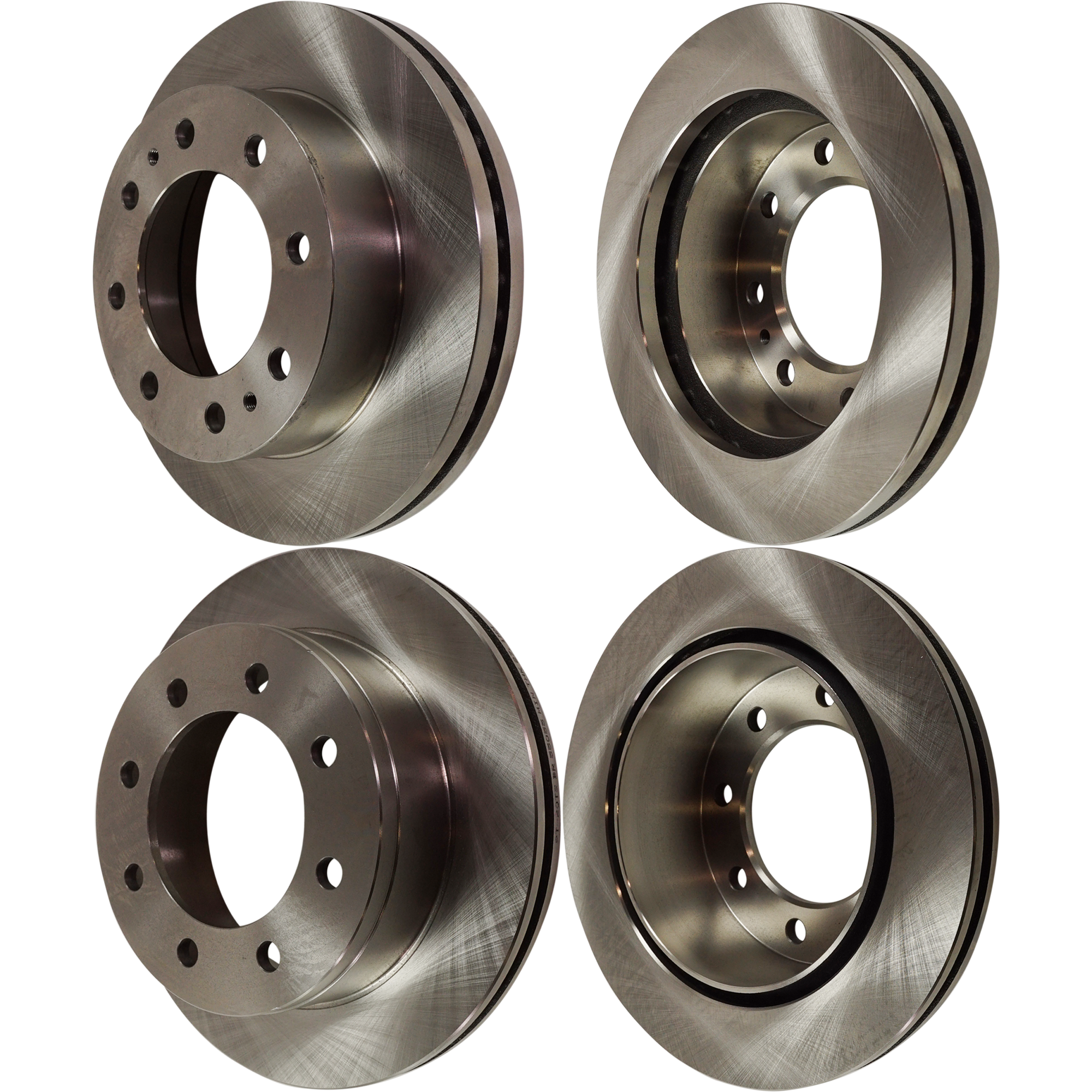 AM AVALANCHE 2500-02-04 EXPRESS 3500-03-17 FRONT AND REAR BRAKE DISC RH AND LH 4 Wheel Set SKU SET STPC27110101-4 B OEM 15712803-15733625