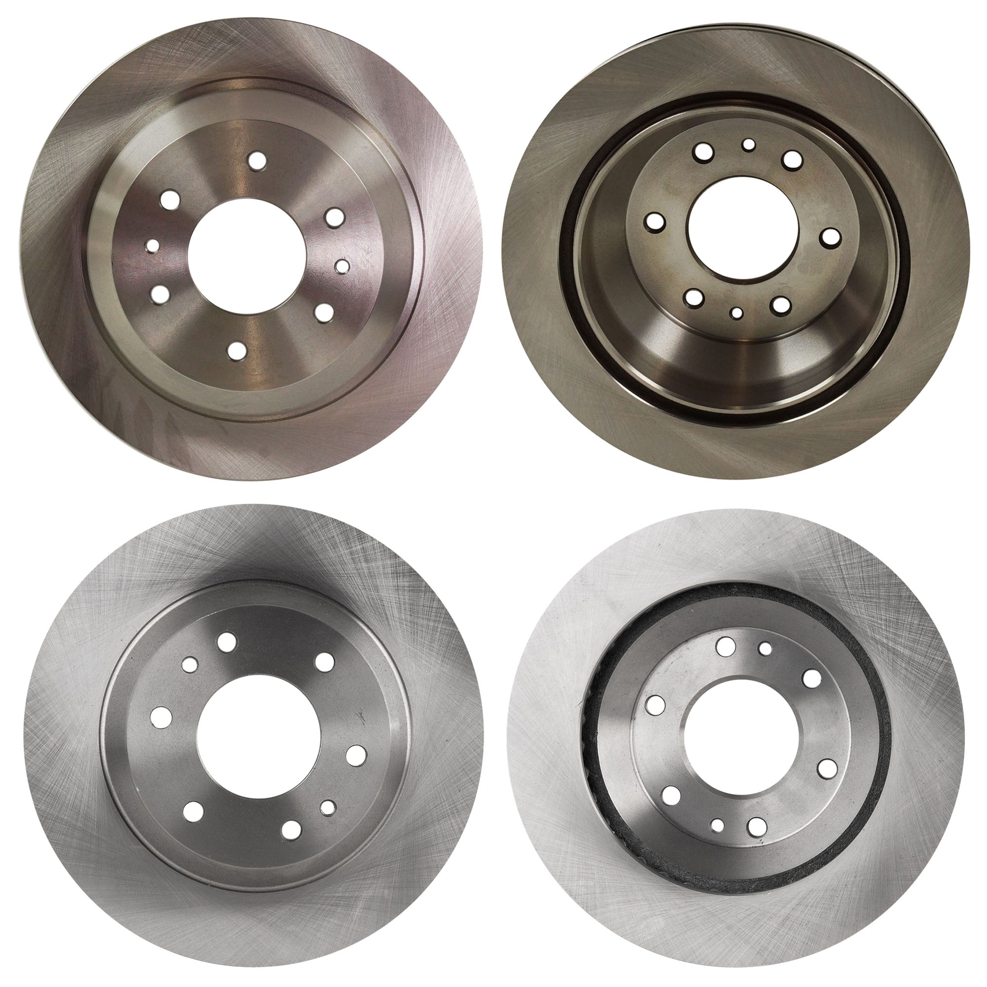 AM ASCENDER 04-06 BRAVADA 02-04 FRONT AND REAR BRAKE DISC 4 Wheel Set SKU SET STPC27110122-4 OEM 8151346710-8180606640-19181002