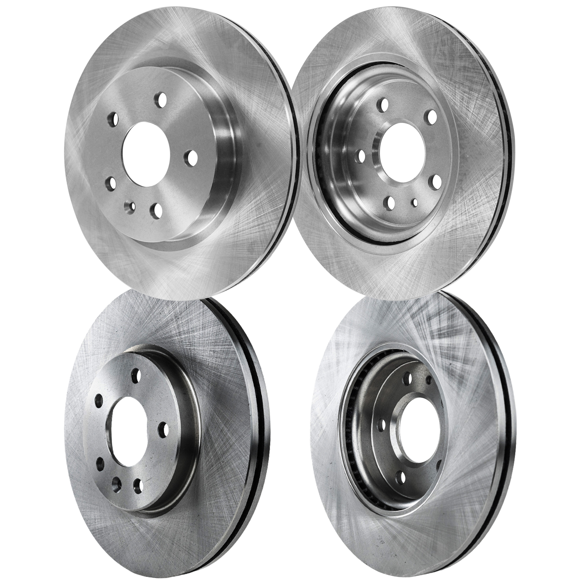AM MALIBU 16-16 FRONT AND REAR BRAKE DISC 4 Wheel Set 5 Lugs 312mm Front Disc SKU SET STPC27110125-4 C OEM 41274-55195-580899-850243-6004