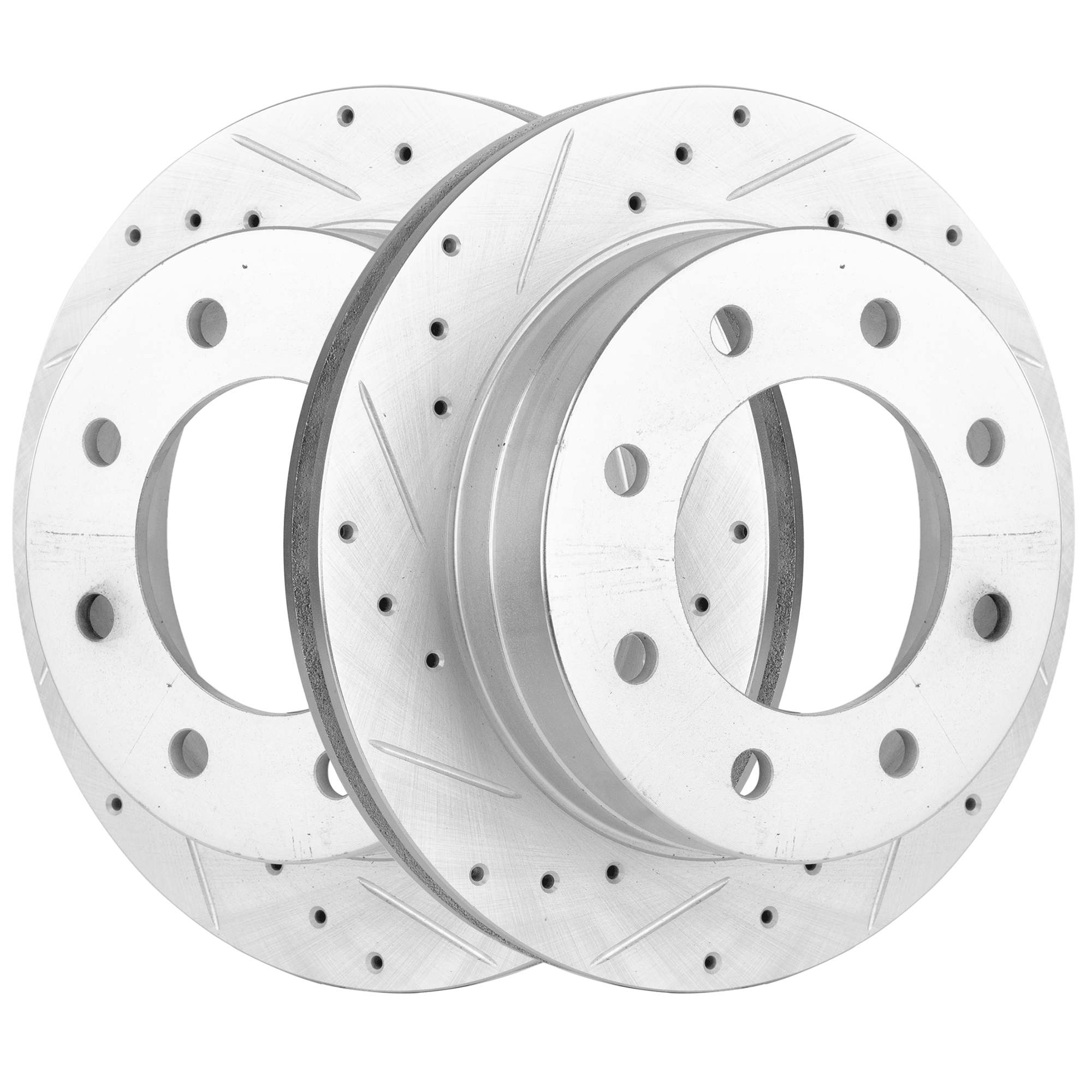AM YUKON XL 2500-04-05 REAR BRAKE DISC RH AND LH 2 Wheel Set Performance Rotor Drilled and Slotted SKU SET STPC27110146DRS2 OEM 27374-55086-145466-580173-8801