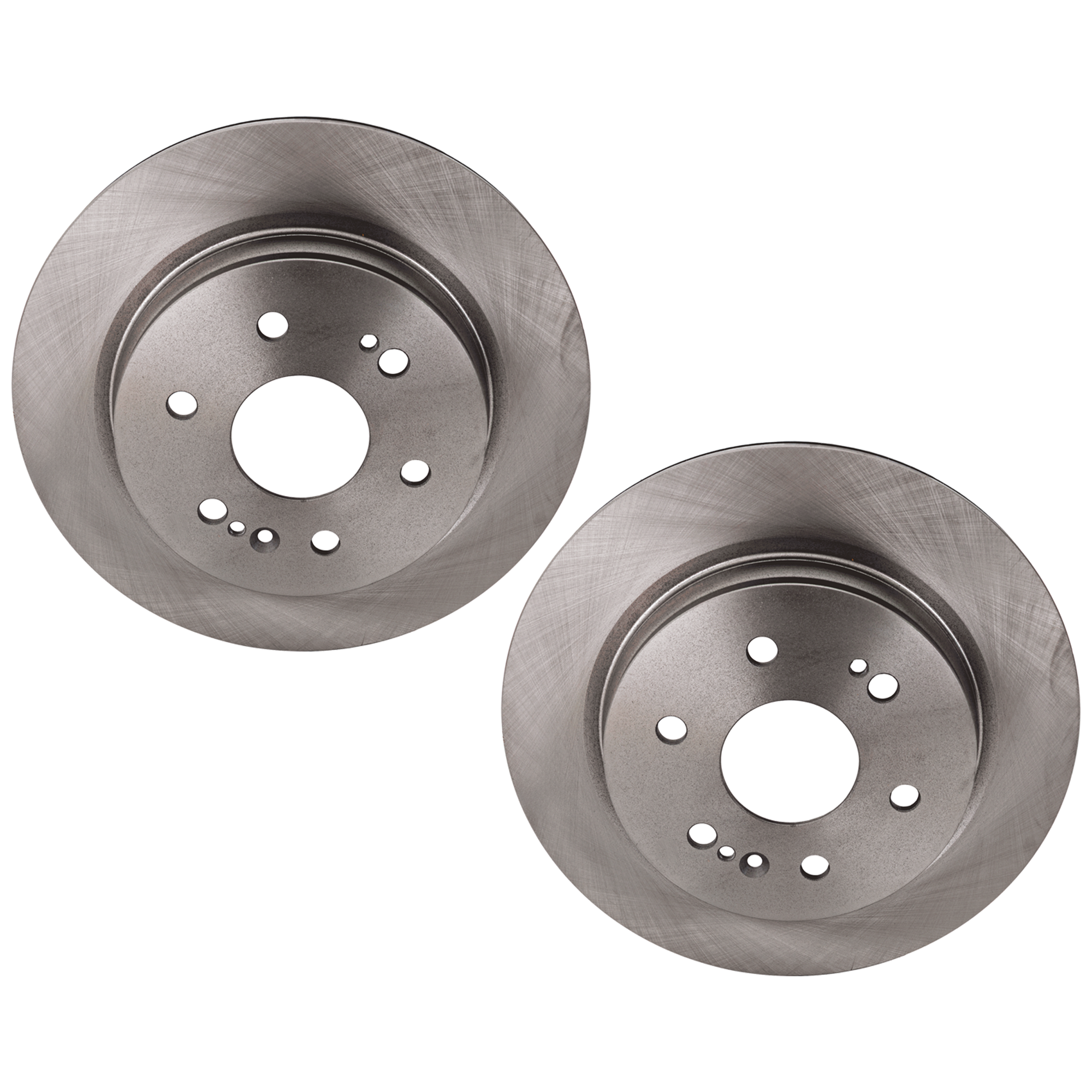 AM REAR BRAKE DISC RH AND LH Plain Surface 6 Lugs Cast Iron SKU SET STPC271200352 OEM 13514114