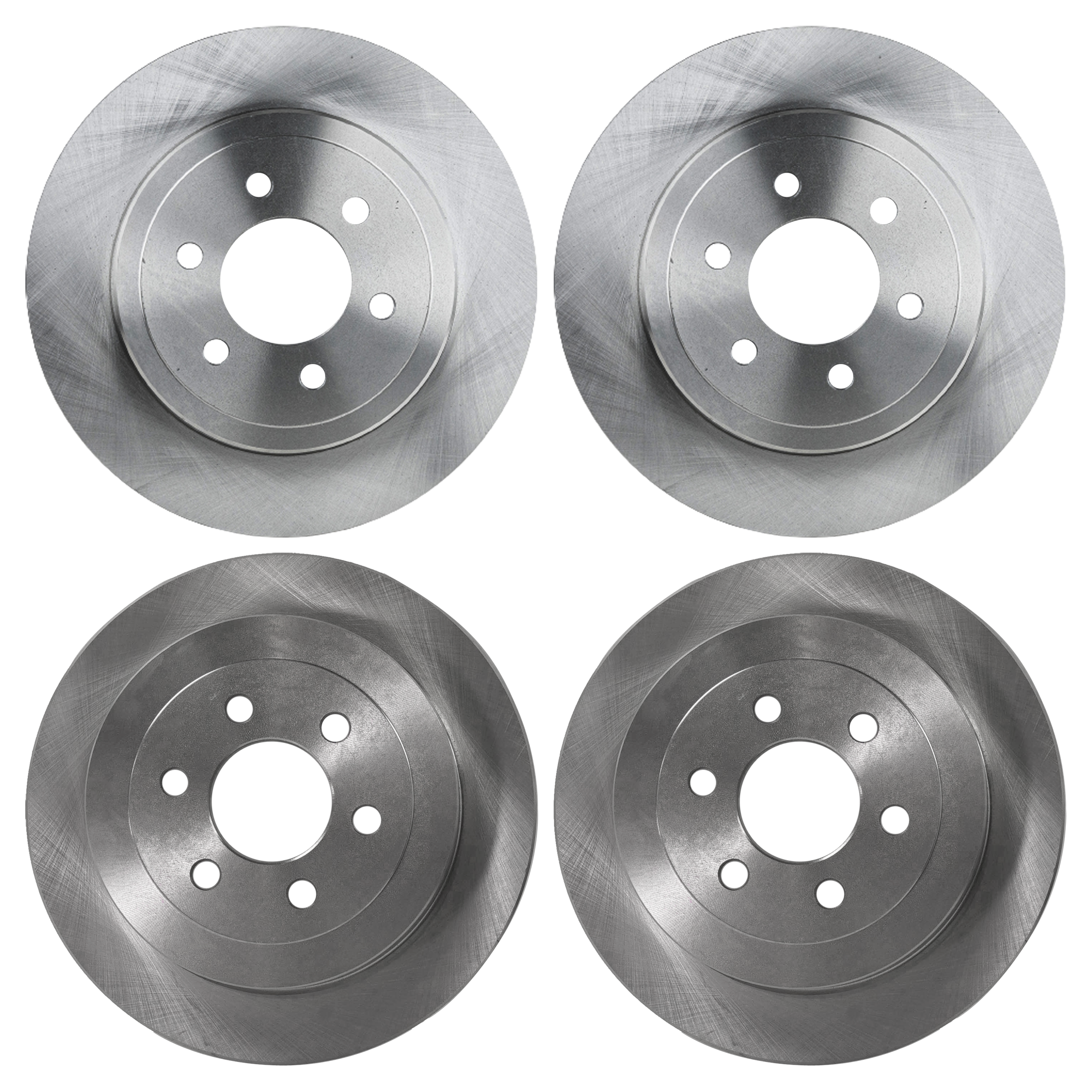AM DAKOTA 03-04 FRONT AND REAR BRAKE DISC 4 Wheel Set SKU SET STPD27110005-4 OEM 52010235AB 52010248AA