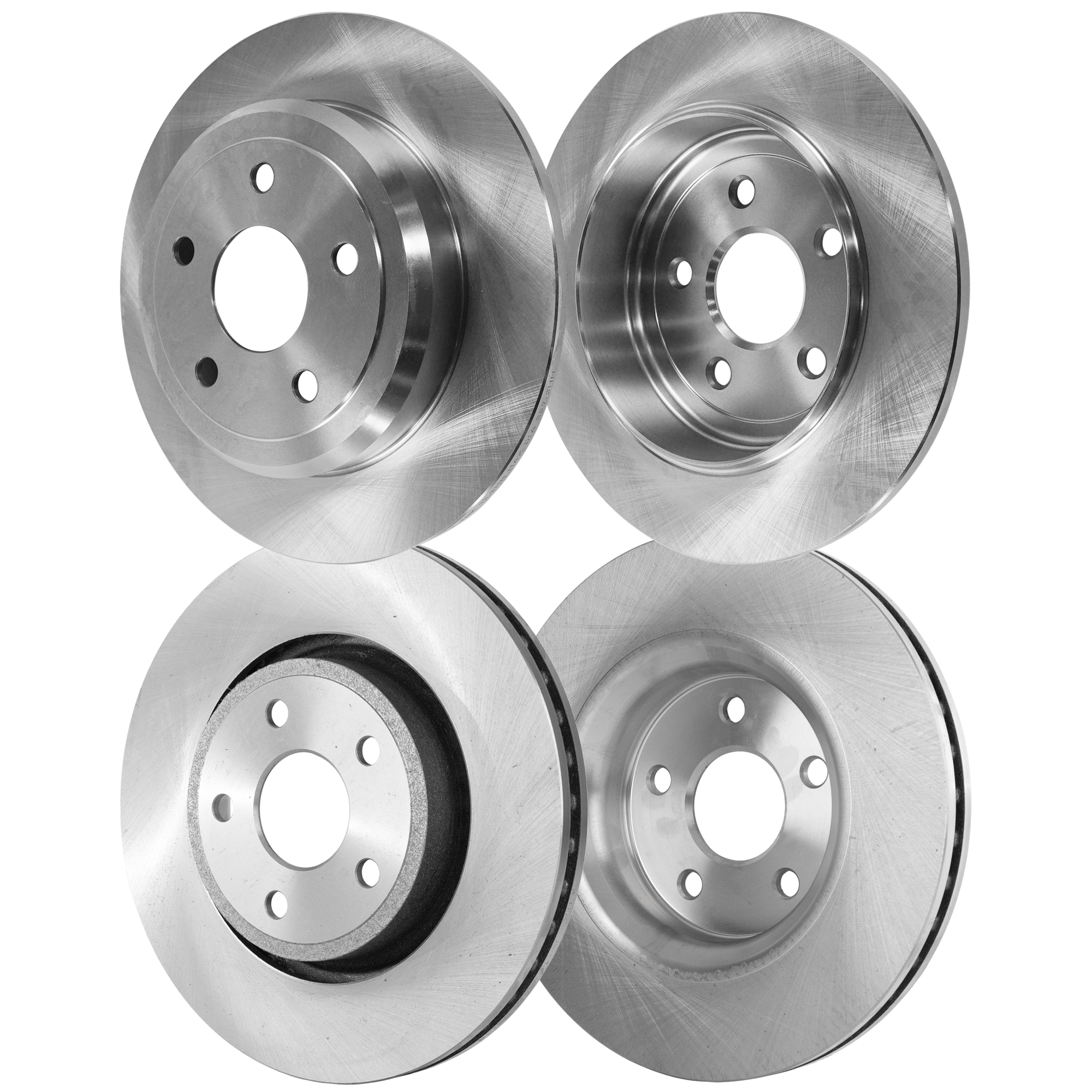 AM DURANGO GRAND CHEROKEE 11-20 FRONT AND REAR BRAKE DISC RH AND LH 4 Wheel Set Plain Surface SKU SET STPD27110016-4 B OEM 43175-53064-850240-60042007-53