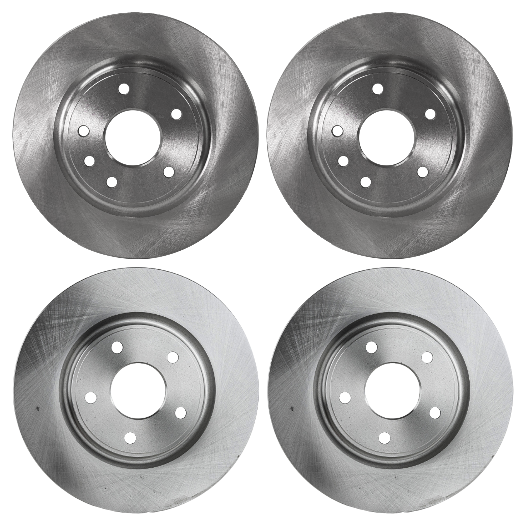 AM PACIFICA 17-22 FRONT AND REAR BRAKE DISC 4 Wheel Set Plain Surface 5 Lugs SKU SET STPD27110021-4 A OEM 43179-53068-780964-850313-6004