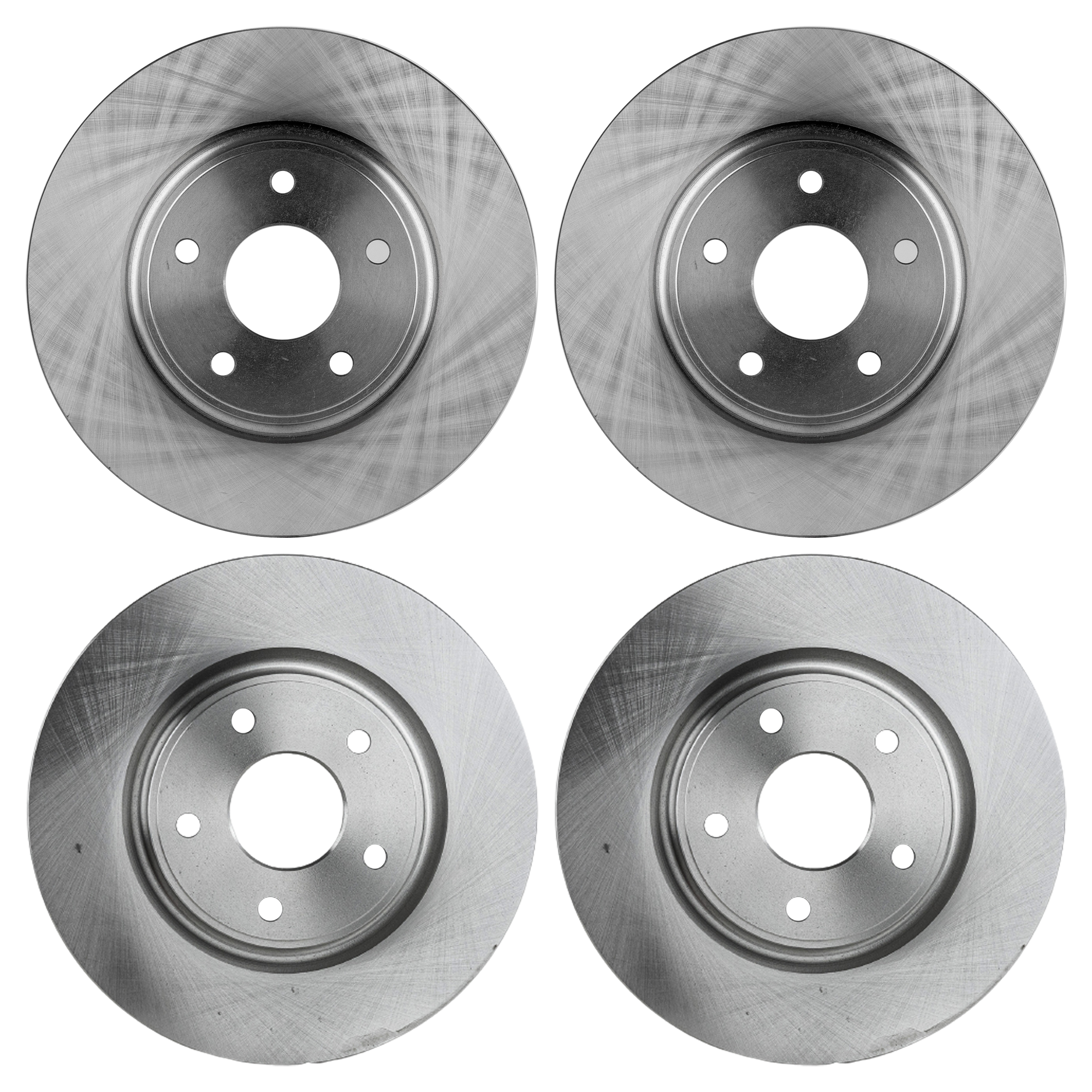 AM GRAND CARAVAN 12-20 JOURNEY 12-19 FRONT AND REAR BRAKE DISC 4 Wheel Set SKU SET STPD27110021-4 B OEM 43179-53068-780964-850313-6004