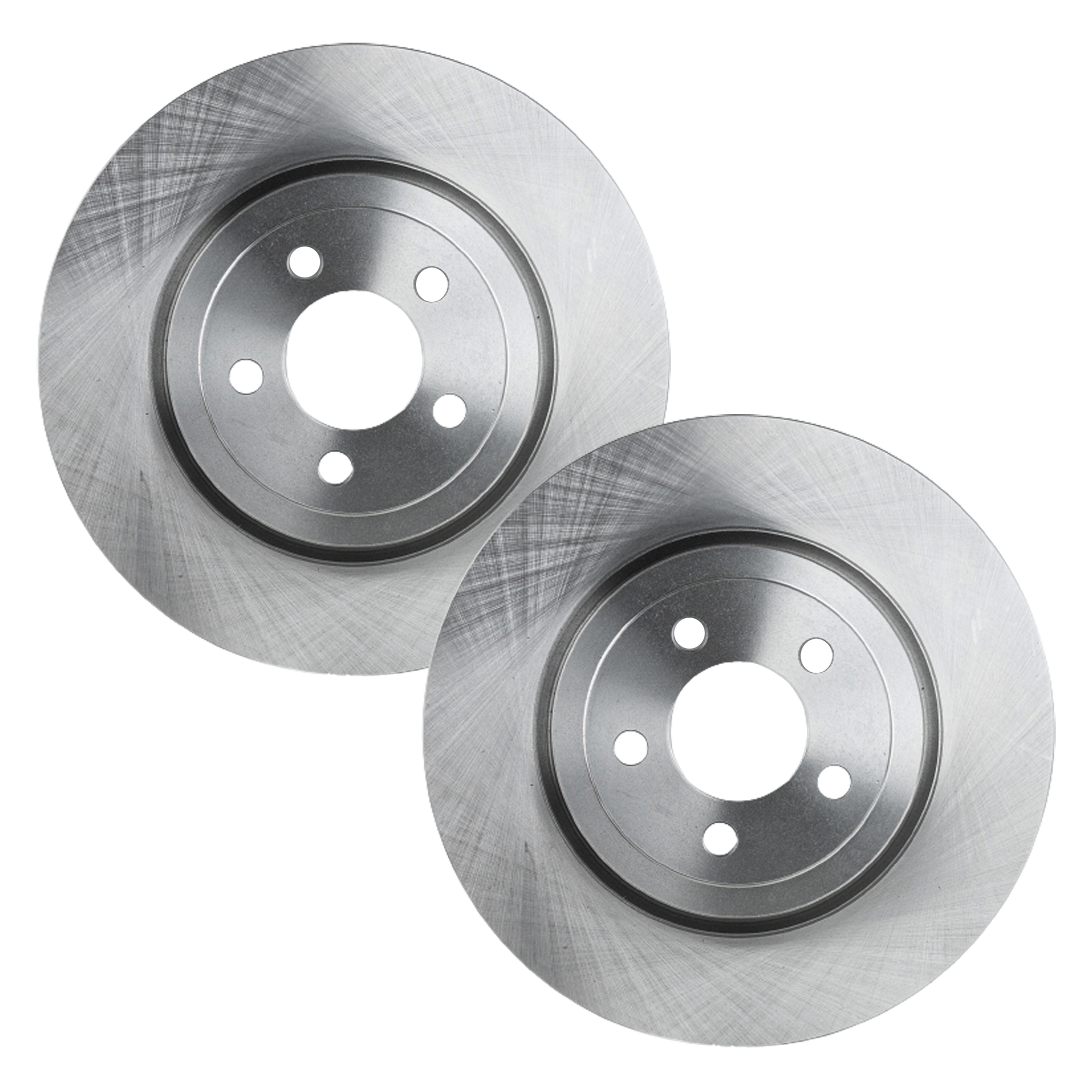 AM CHRYSLER 300-05-22 CHALLENGER 09-22 FRONT BRAKE DISC RH AND LH 2 Wheel Set Plain Surface Vented 5 Lugs SKU SET STPD27110024-2 OEM 4779197AD 5154118AB 4779197AE